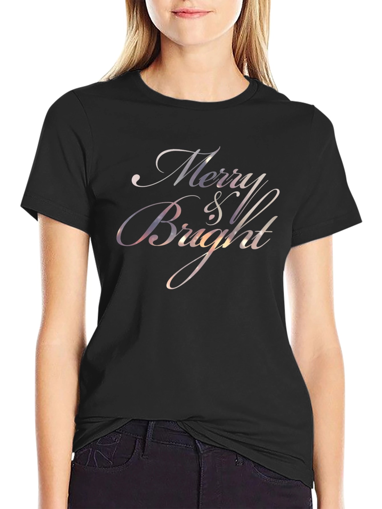 Merry & Bright Holiday Tee