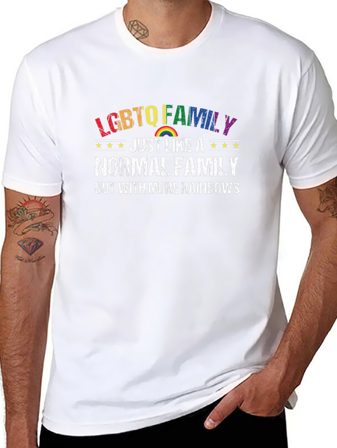LGBTQ Family Rainbow Pride T-Shirt