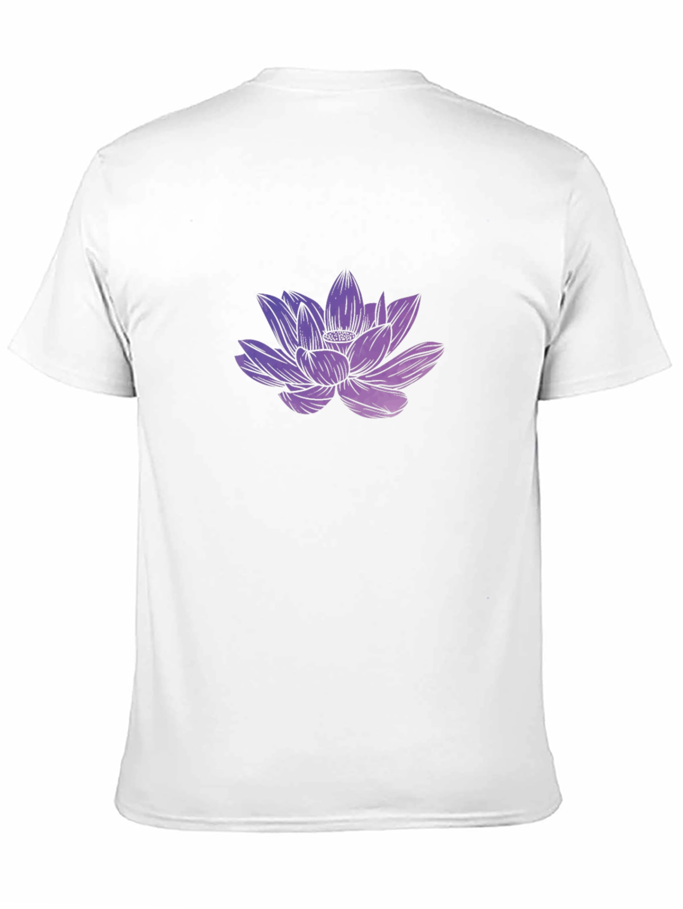 Lotus Flower Graphic Tee - Black