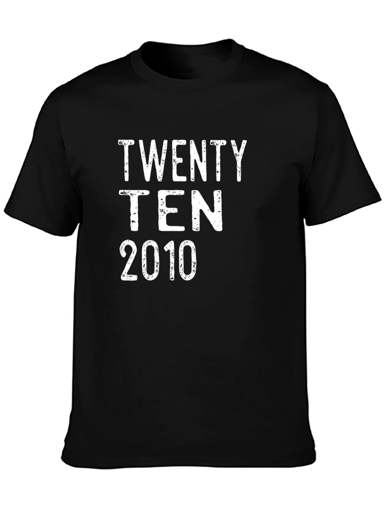 Twenty Ten 2010 Black Graphic Tee Shirt