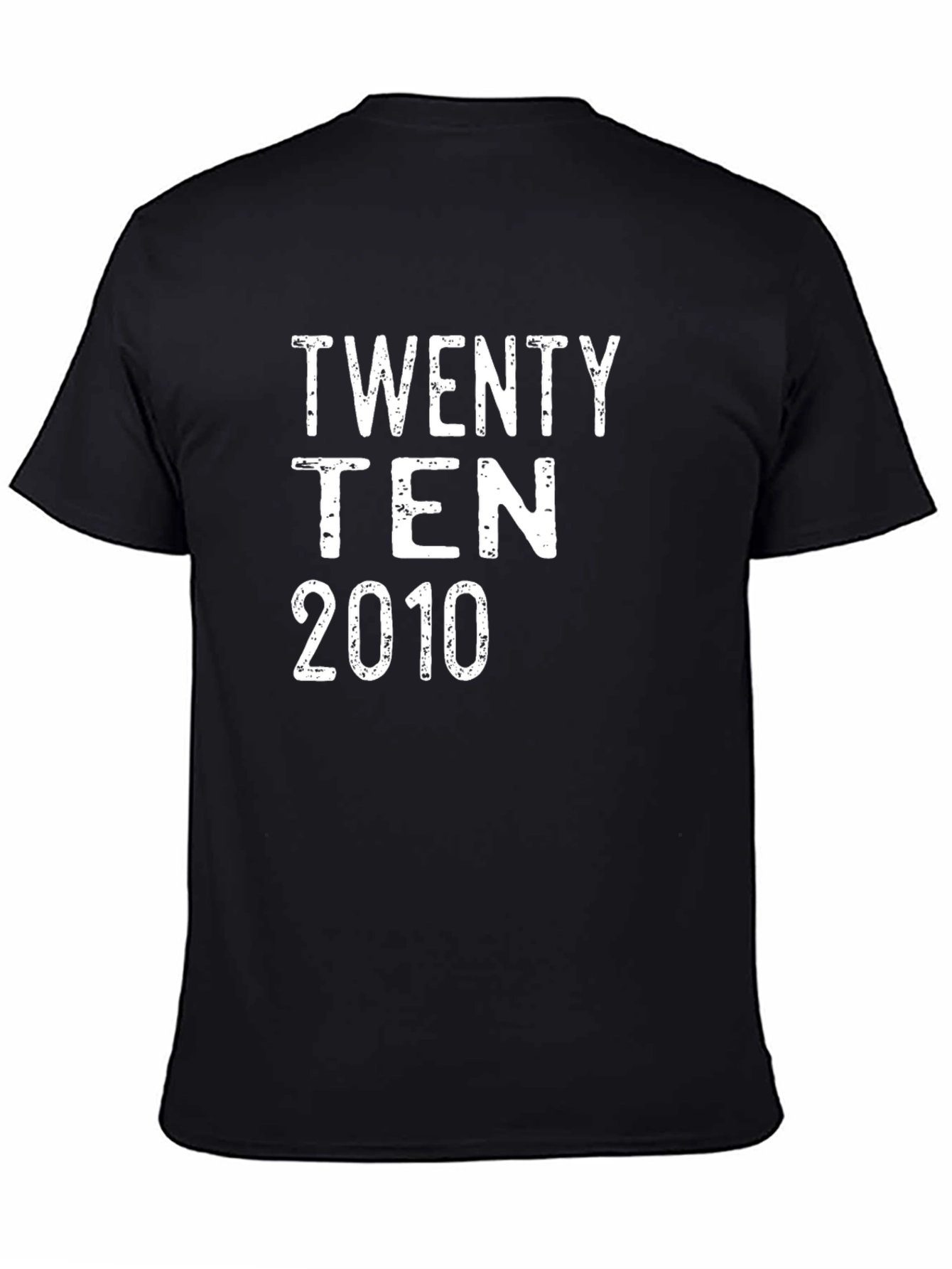 Twenty Ten 2010 Black Graphic Tee Shirt