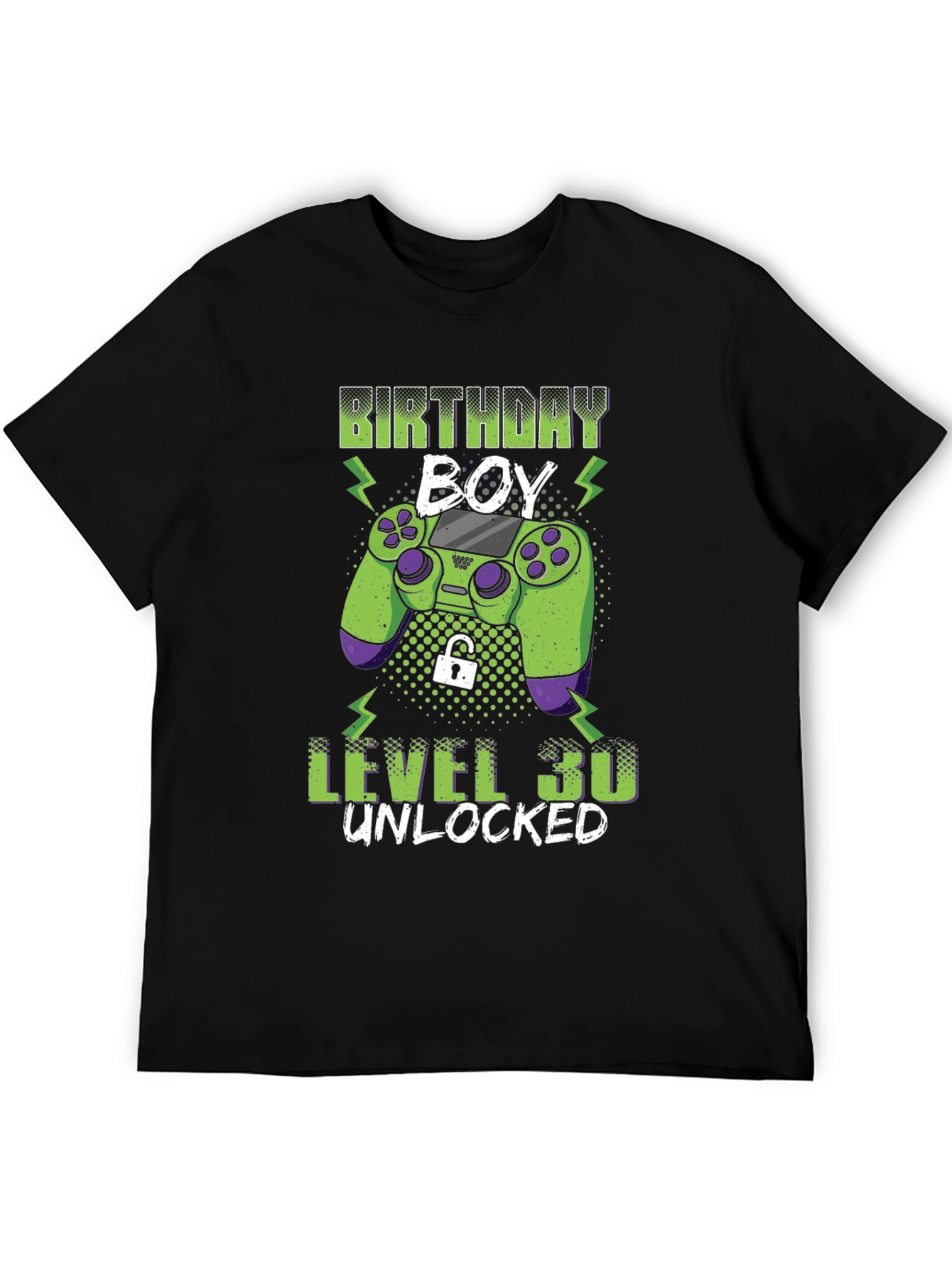 Birthday Boy Level 30 Unlocked Gaming T-Shirt