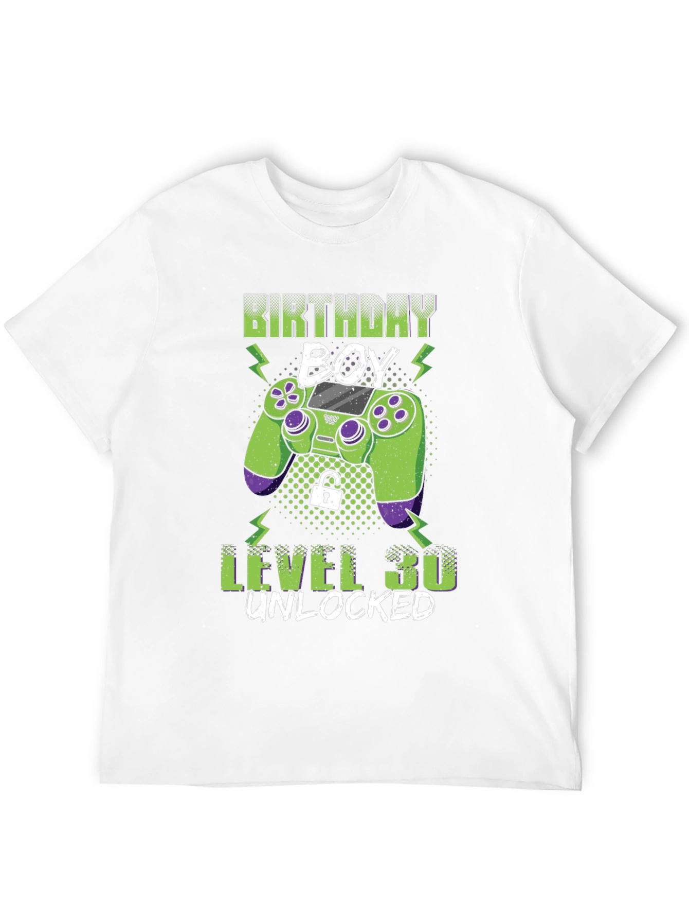 Birthday Boy Level 30 Unlocked Gaming T-Shirt