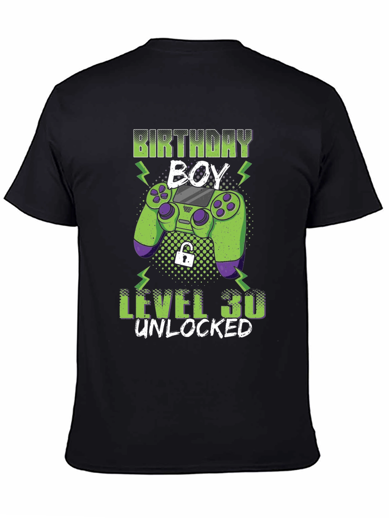 Birthday Boy Level 30 Unlocked Gaming T-Shirt