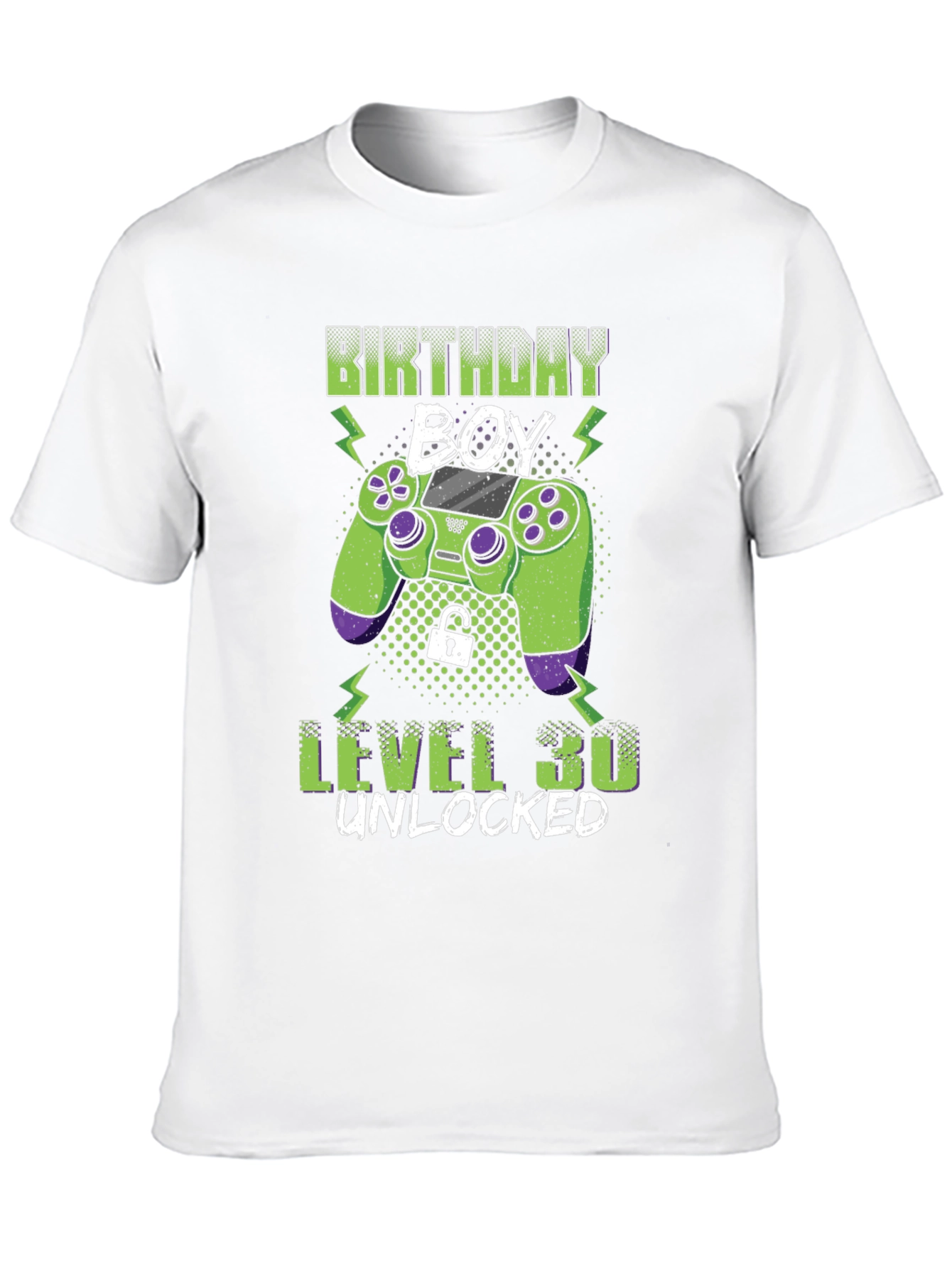 Birthday Boy Level 30 Unlocked Gaming T-Shirt