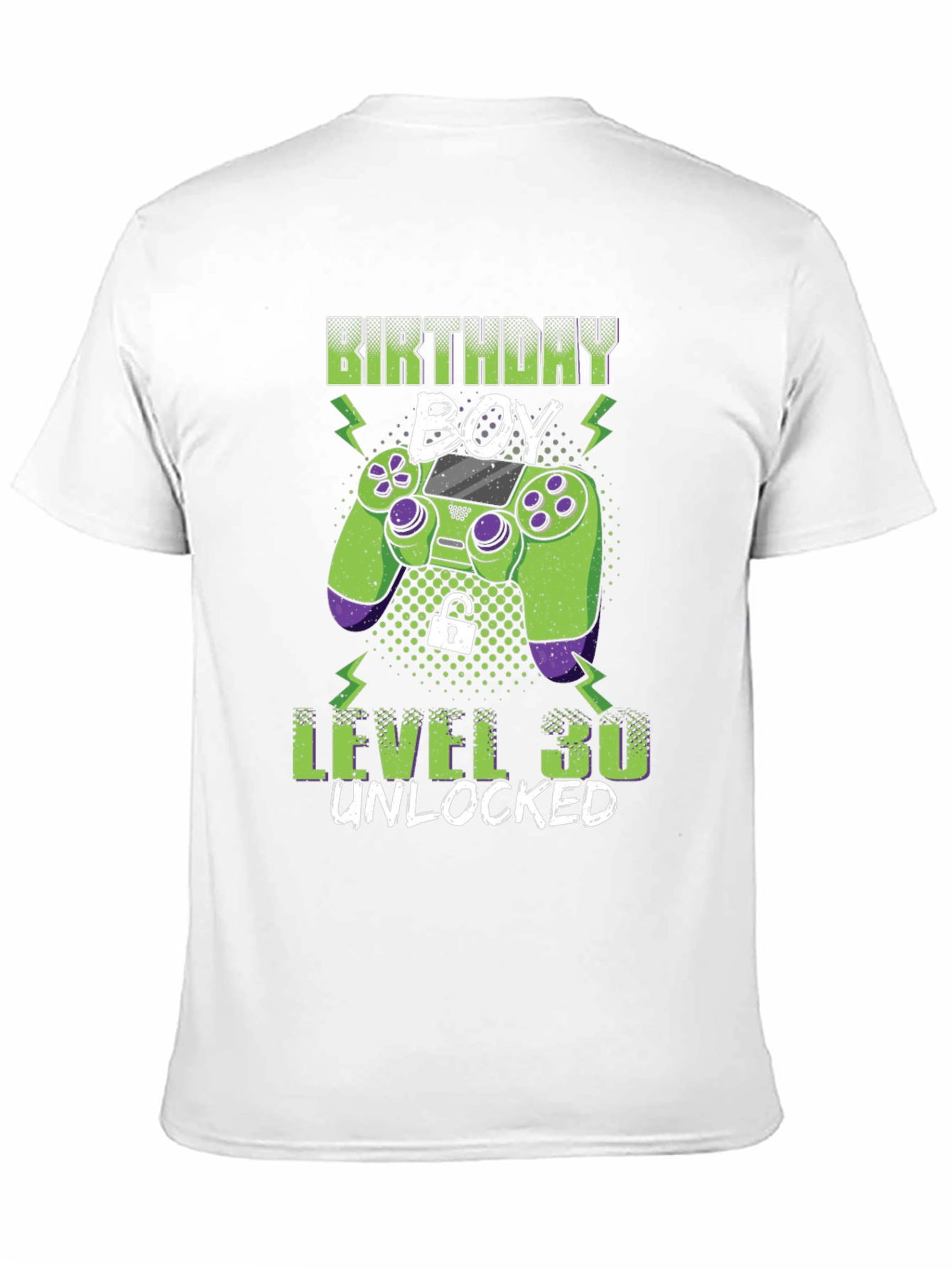 Birthday Boy Level 30 Unlocked Gaming T-Shirt