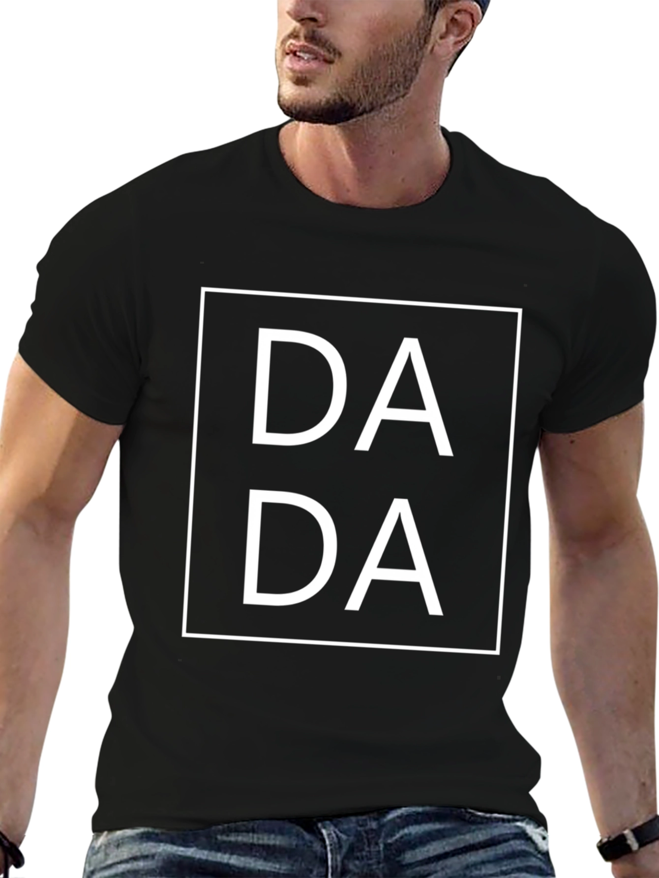 Dada T-Shirt - Black Cotton Graphic Tee