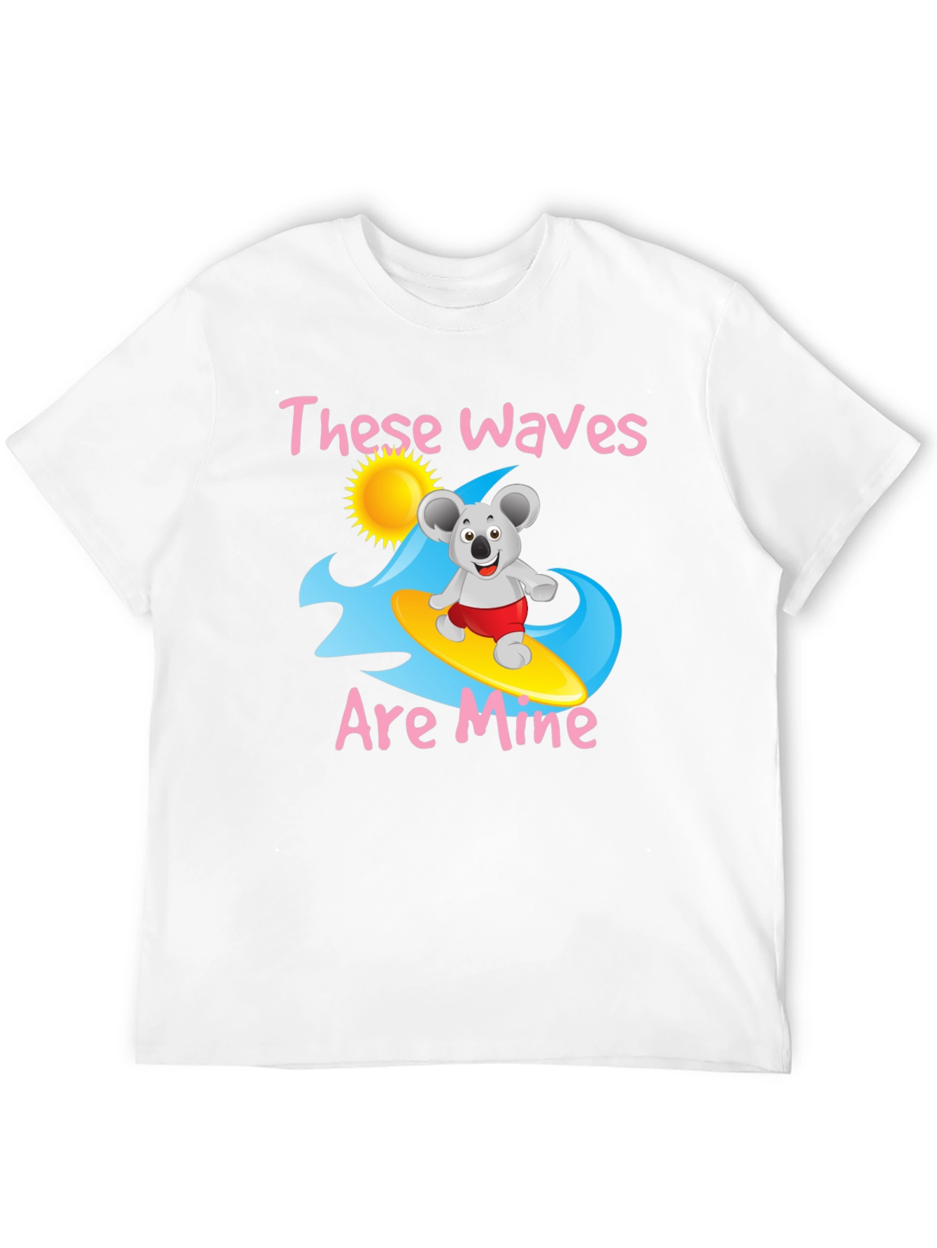 These Waves Are Mine Black Graphic Tee