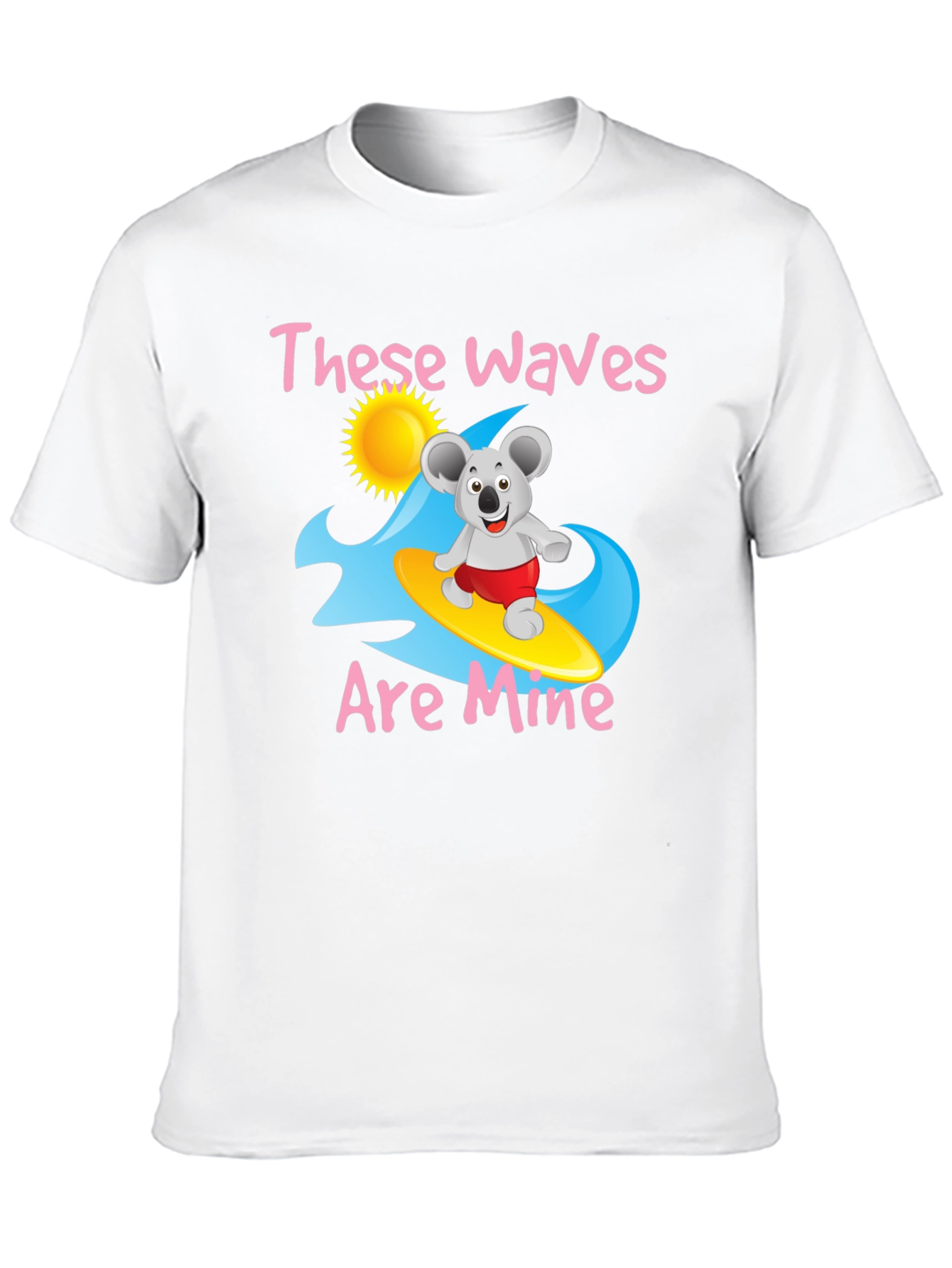 These Waves Are Mine Black Graphic Tee