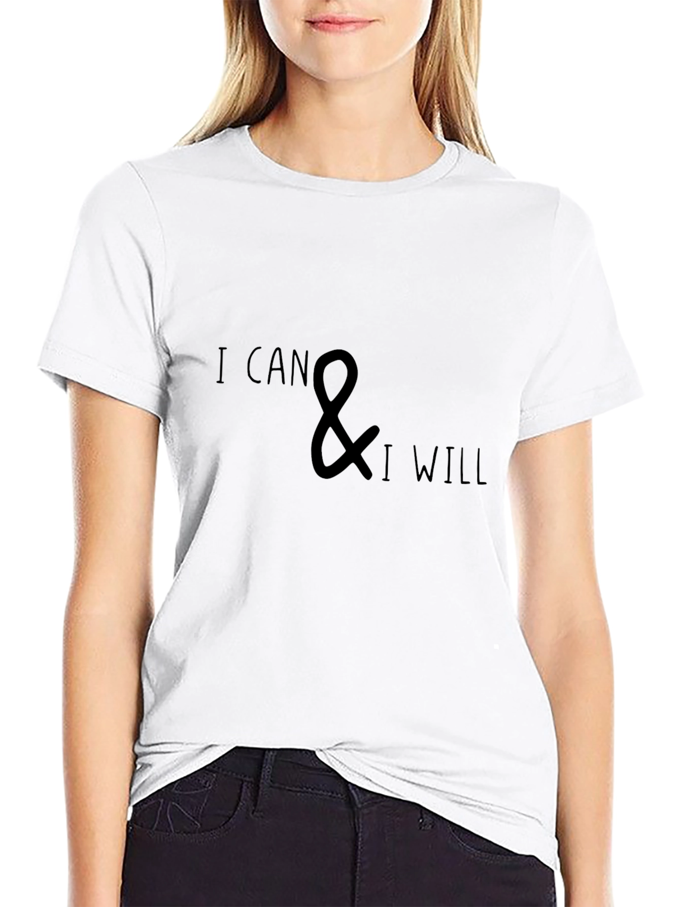 I Can & I Will Black T-Shirt