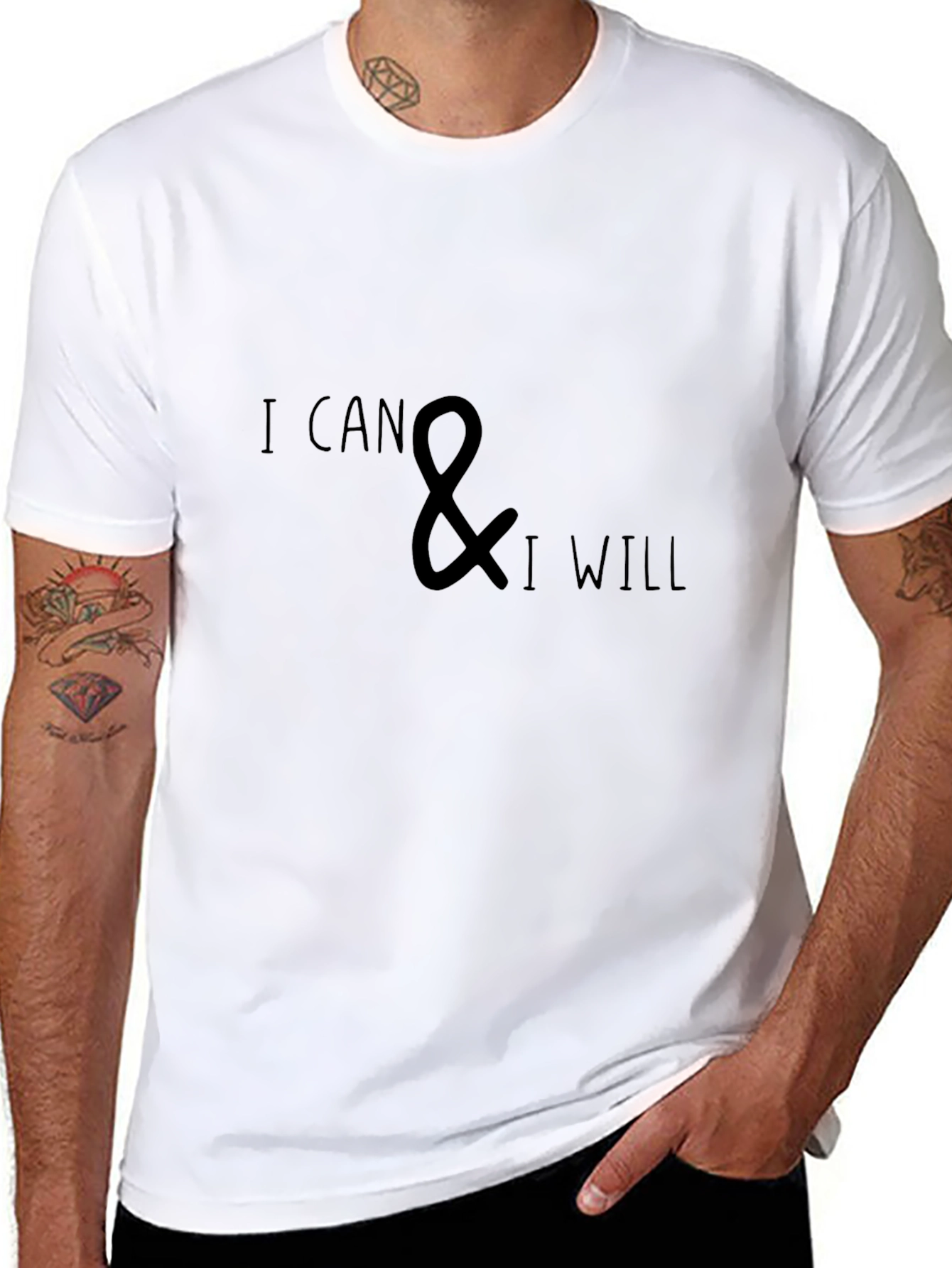 I Can & I Will Black T-Shirt