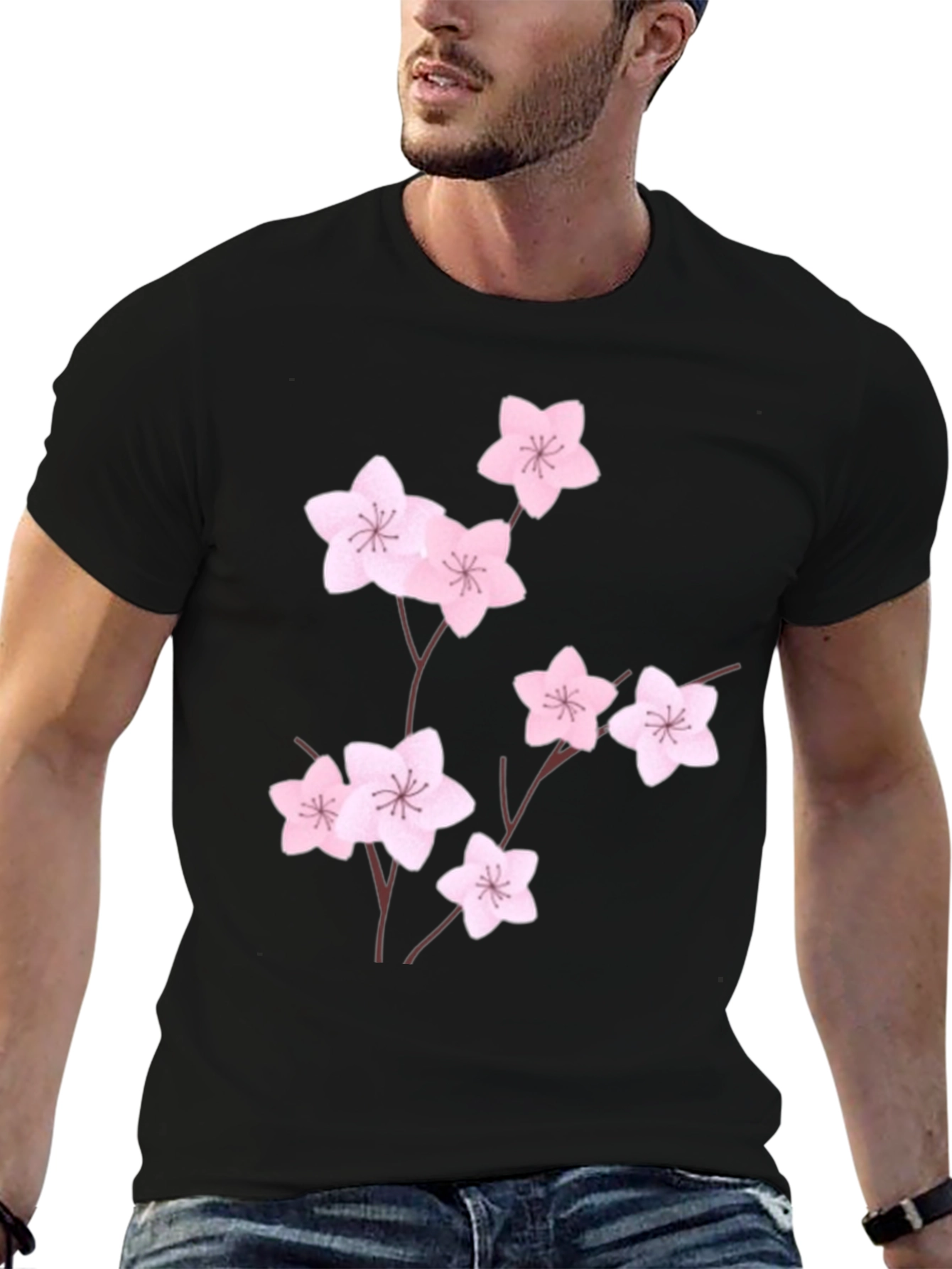 Cherry Blossom T-Shirt - Stylish Floral Design