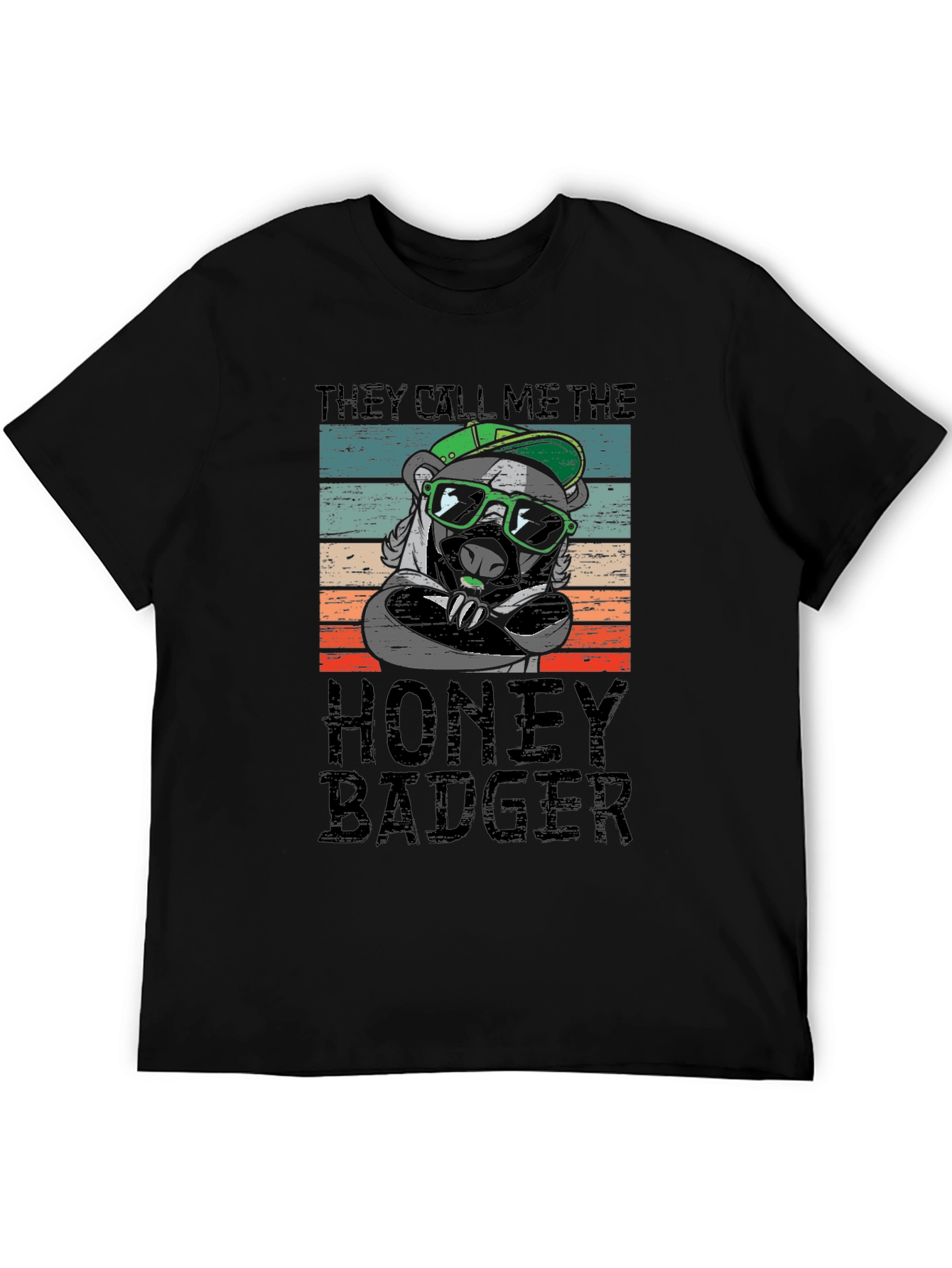 Honey Badger Graphic T-Shirt - Cool & Casual