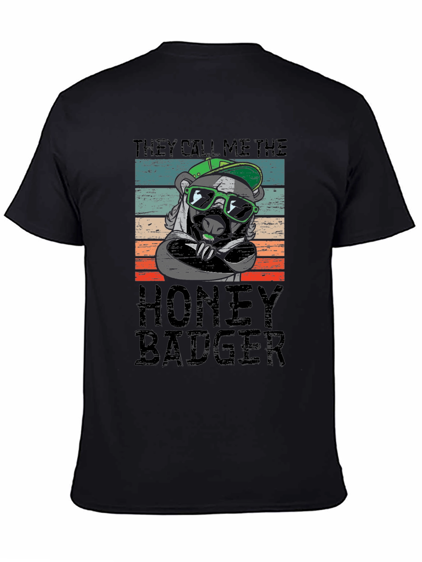 Honey Badger Graphic T-Shirt - Cool & Casual