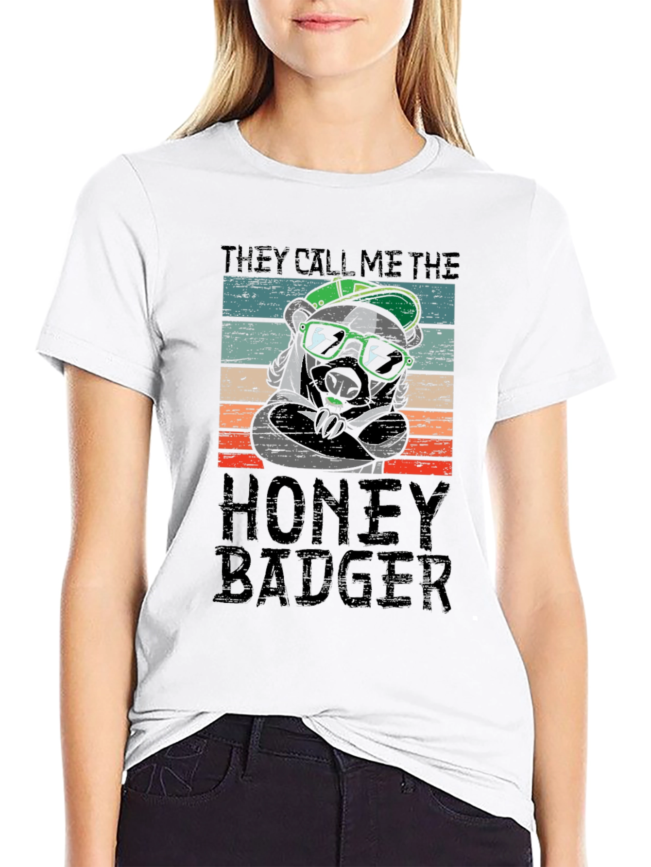 Honey Badger Graphic T-Shirt - Cool & Casual