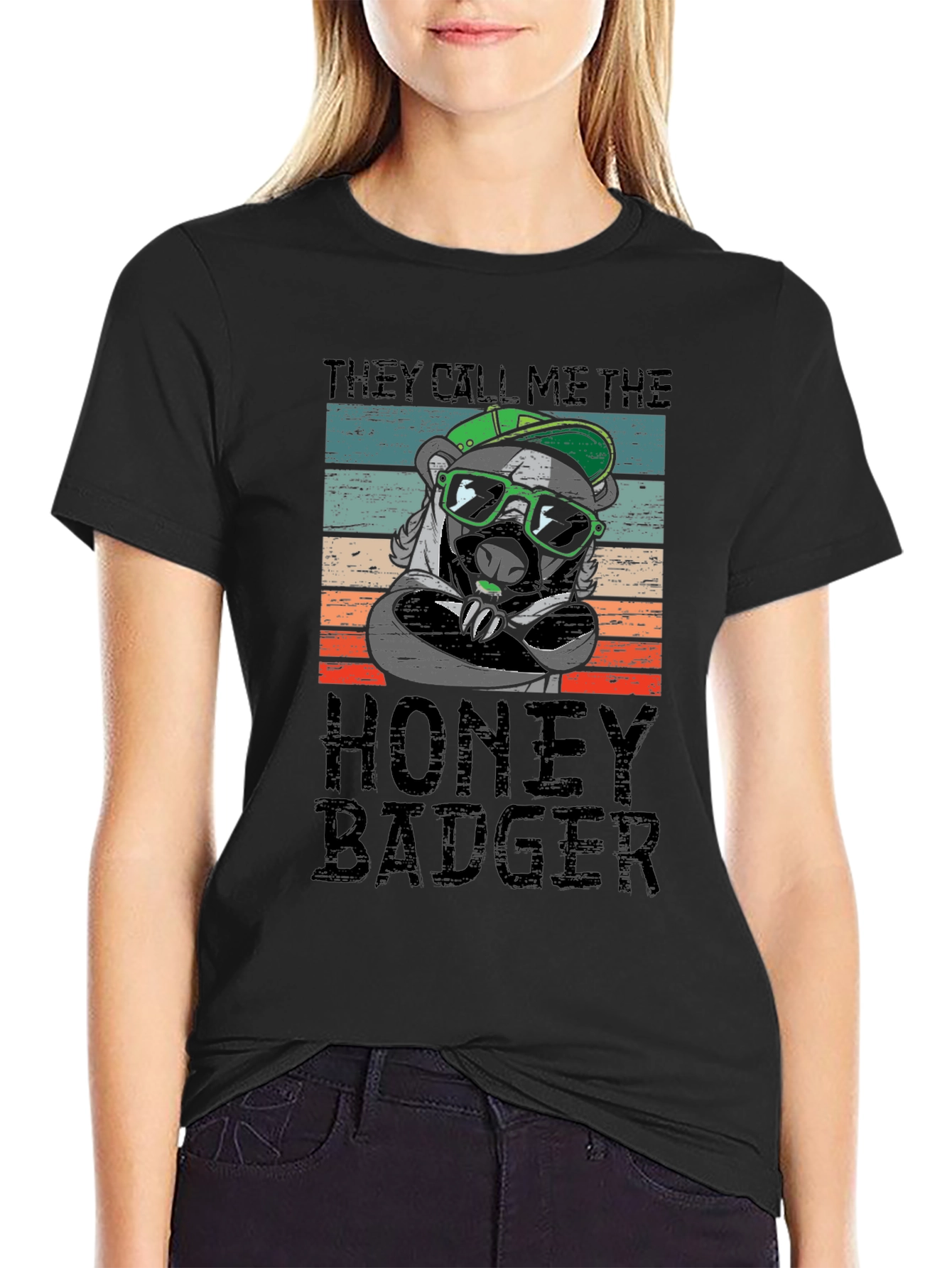 Honey Badger Graphic T-Shirt - Cool & Casual
