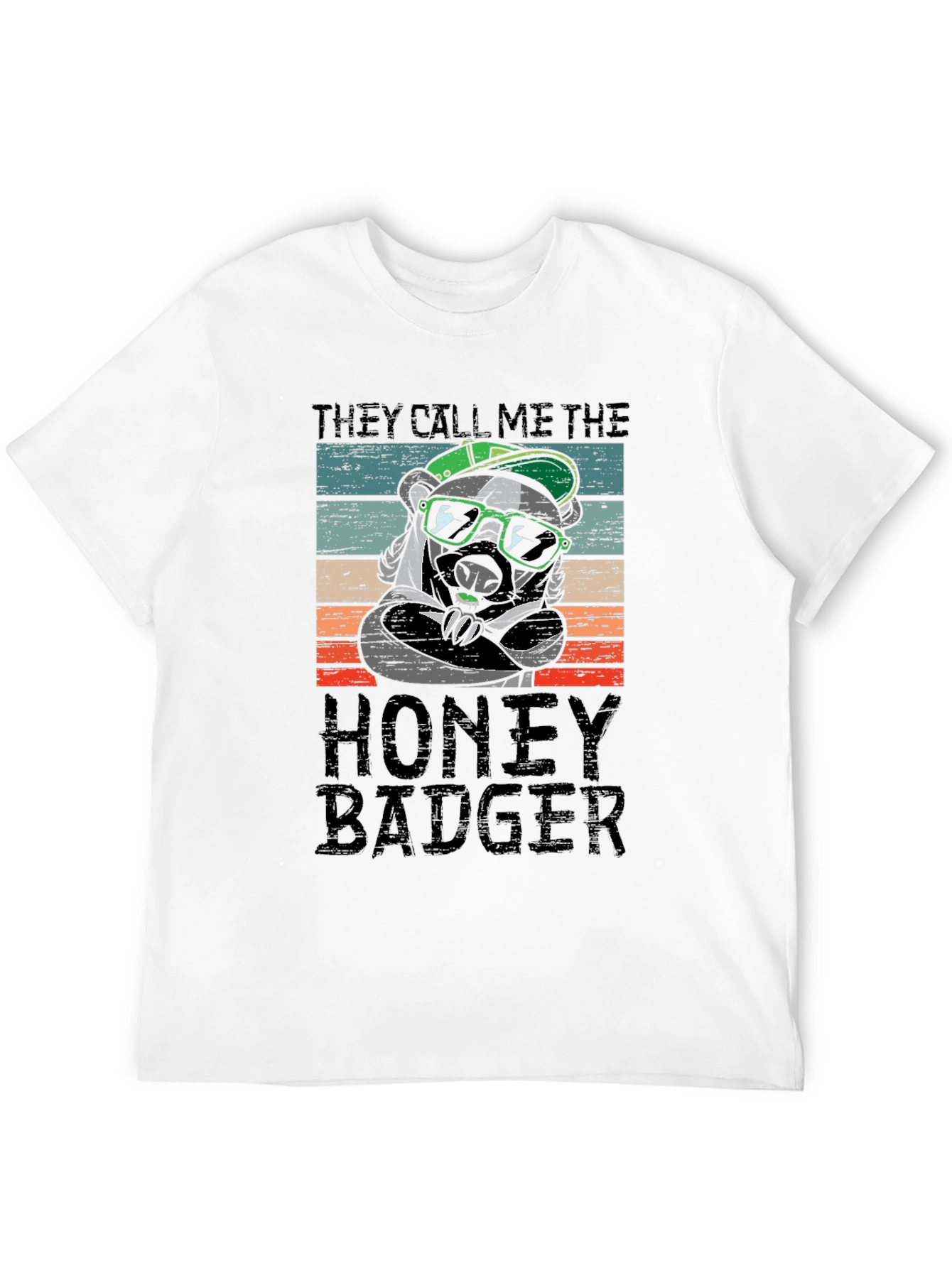 Honey Badger Graphic T-Shirt - Cool & Casual