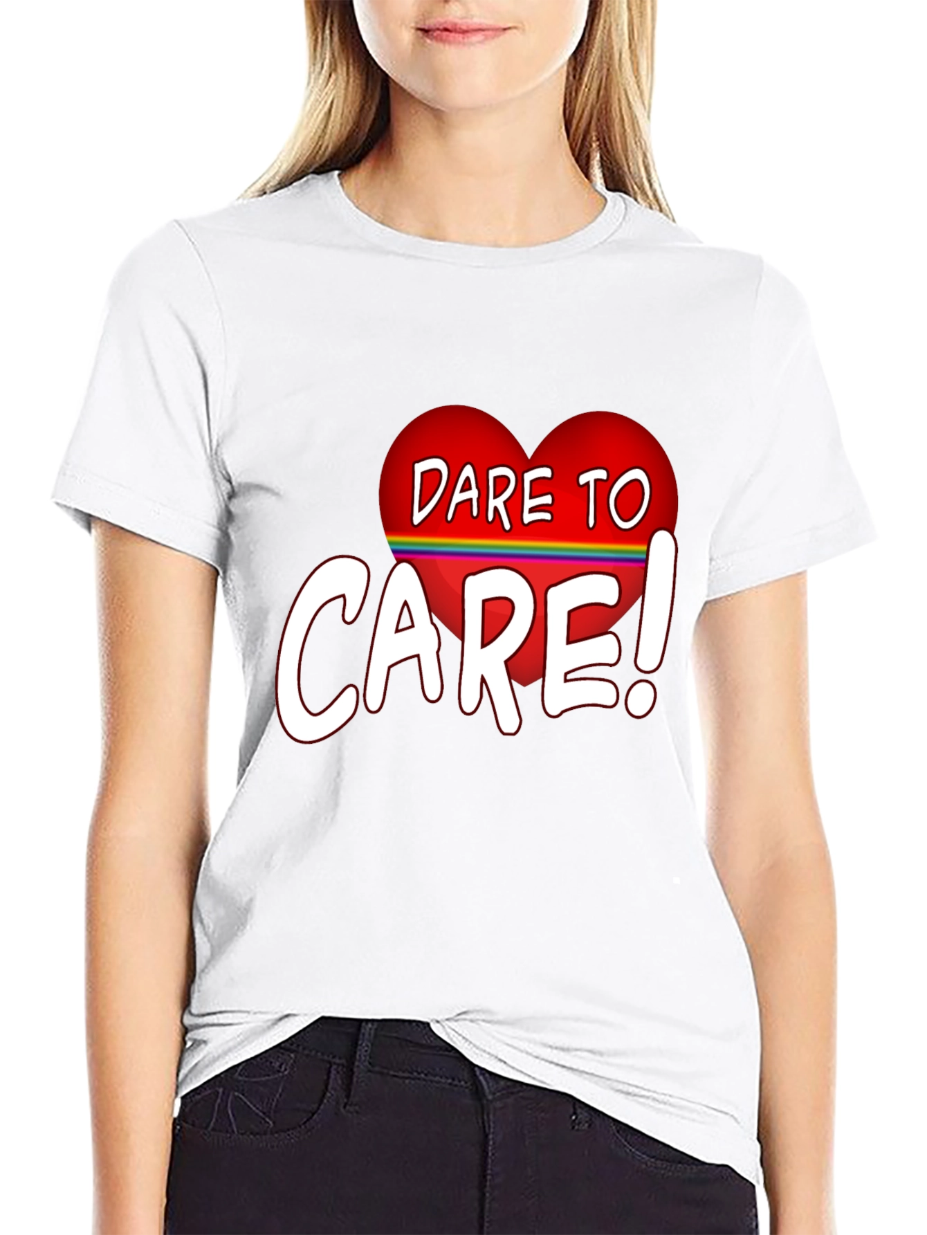 Dare To Care Heart T-Shirt
