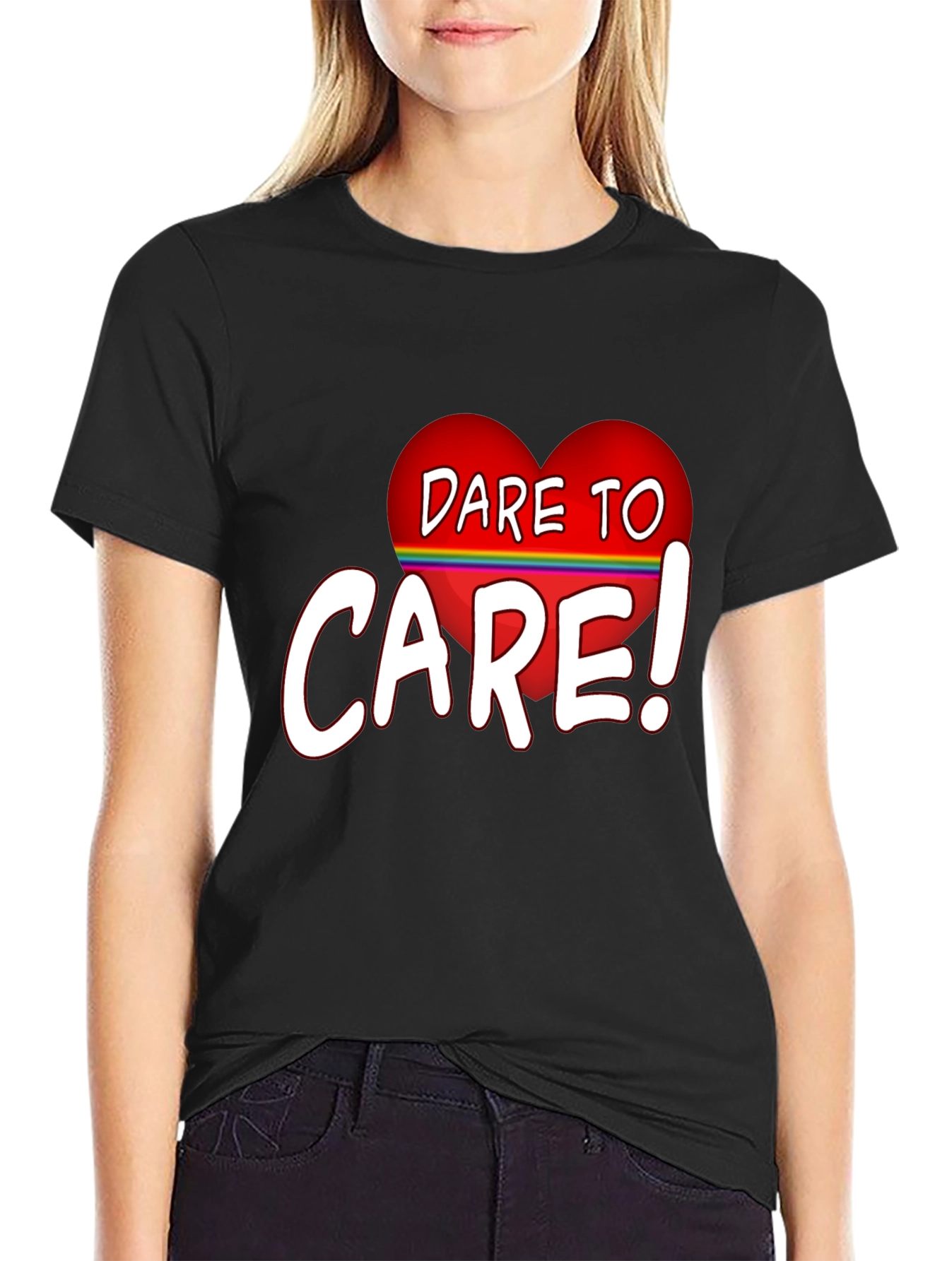 Dare To Care Heart T-Shirt
