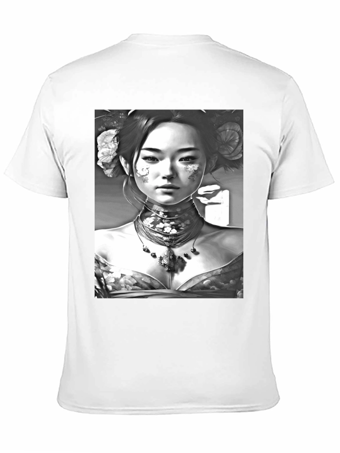 Geisha Portrait Graphic Tee