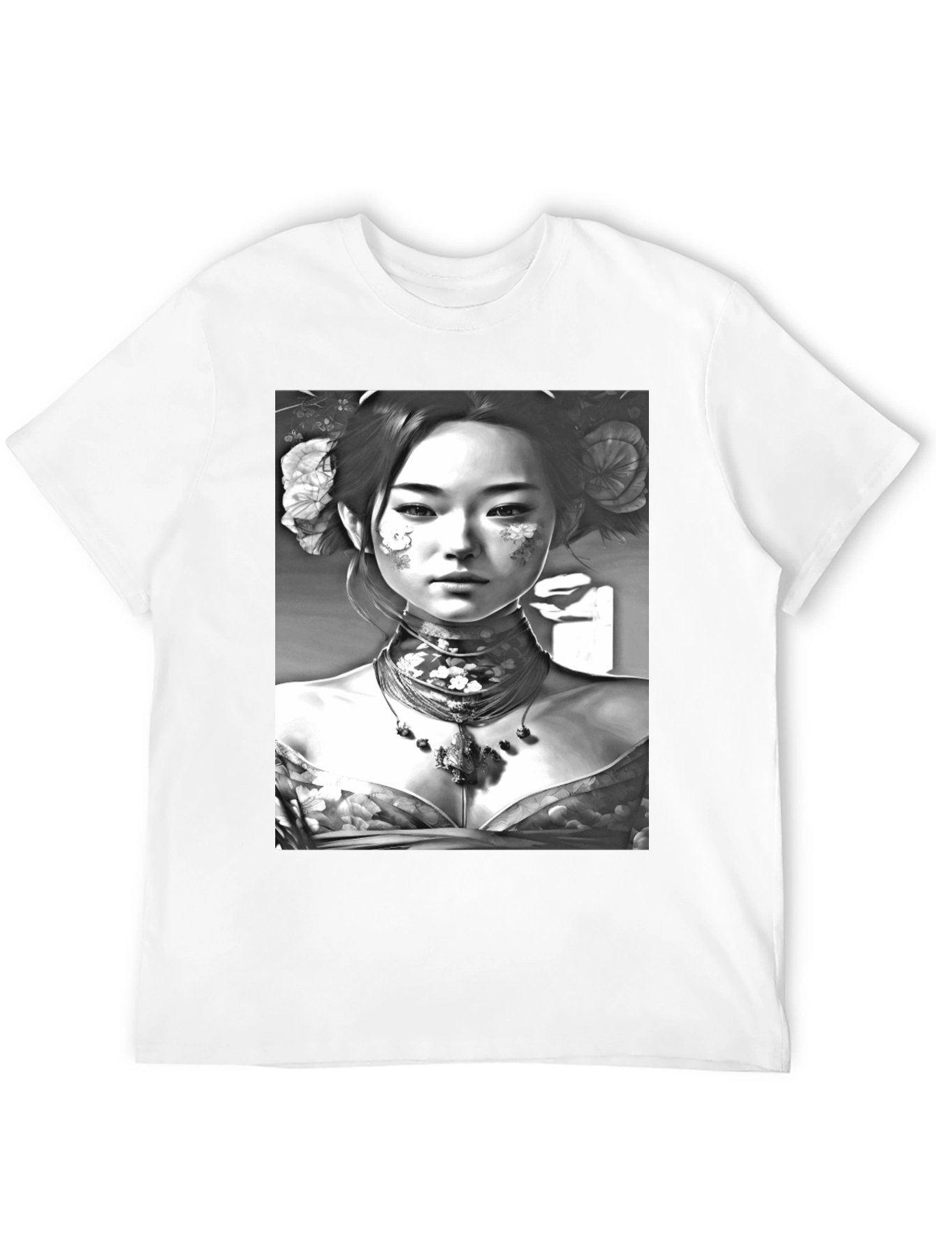 Geisha Portrait Graphic Tee