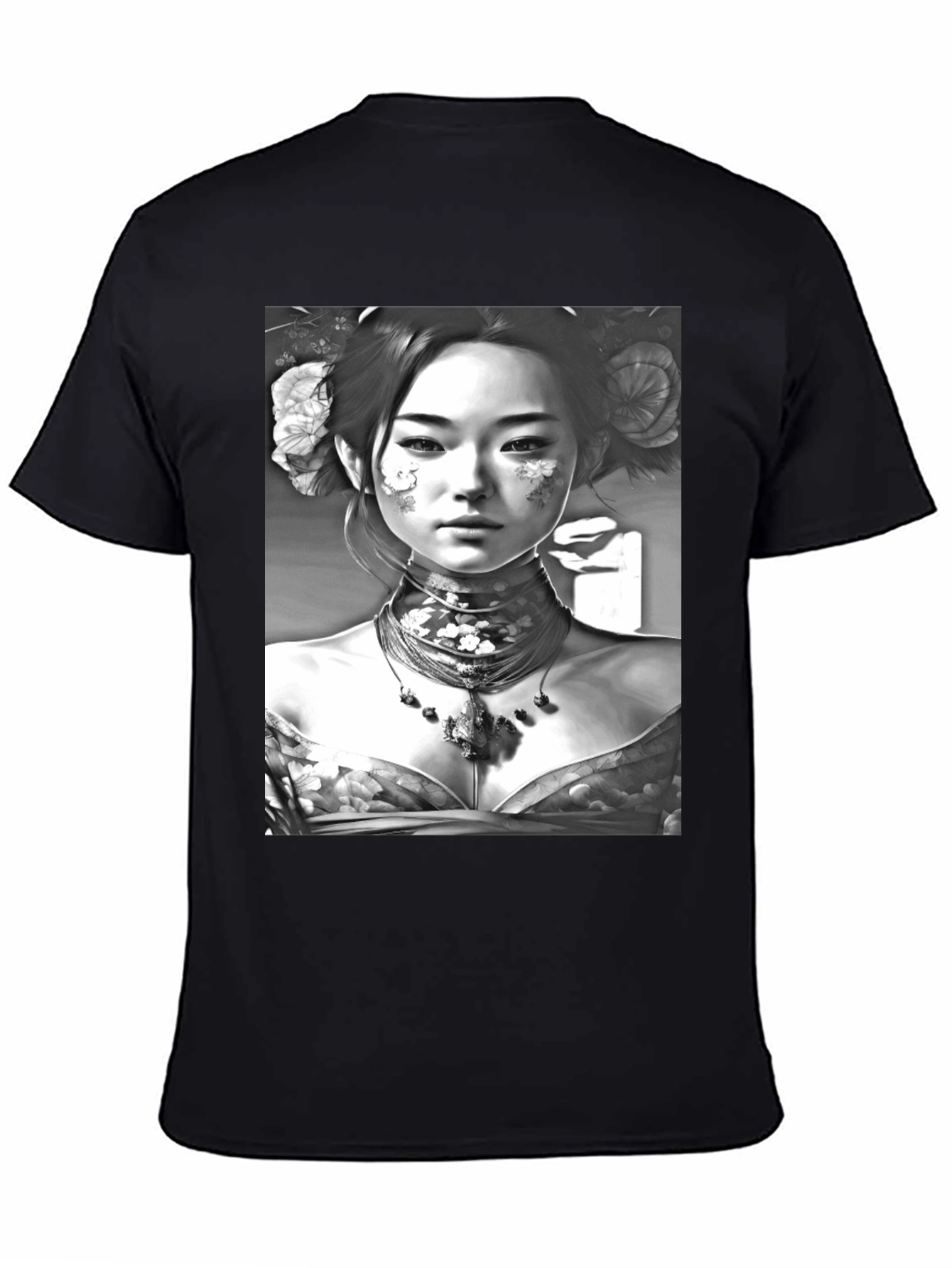 Geisha Portrait Graphic Tee