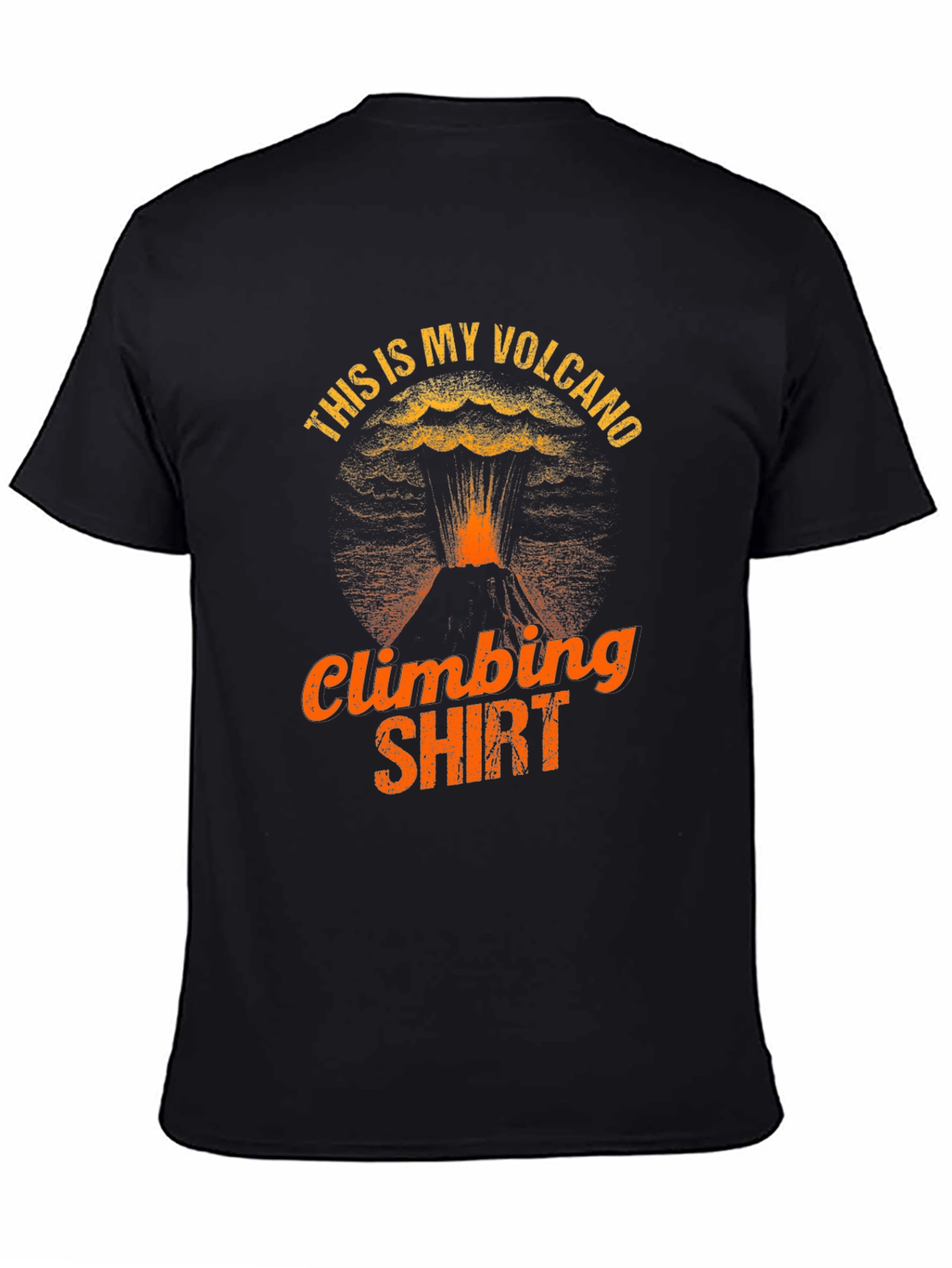 Volcano Climbing T-Shirt - Unique Design