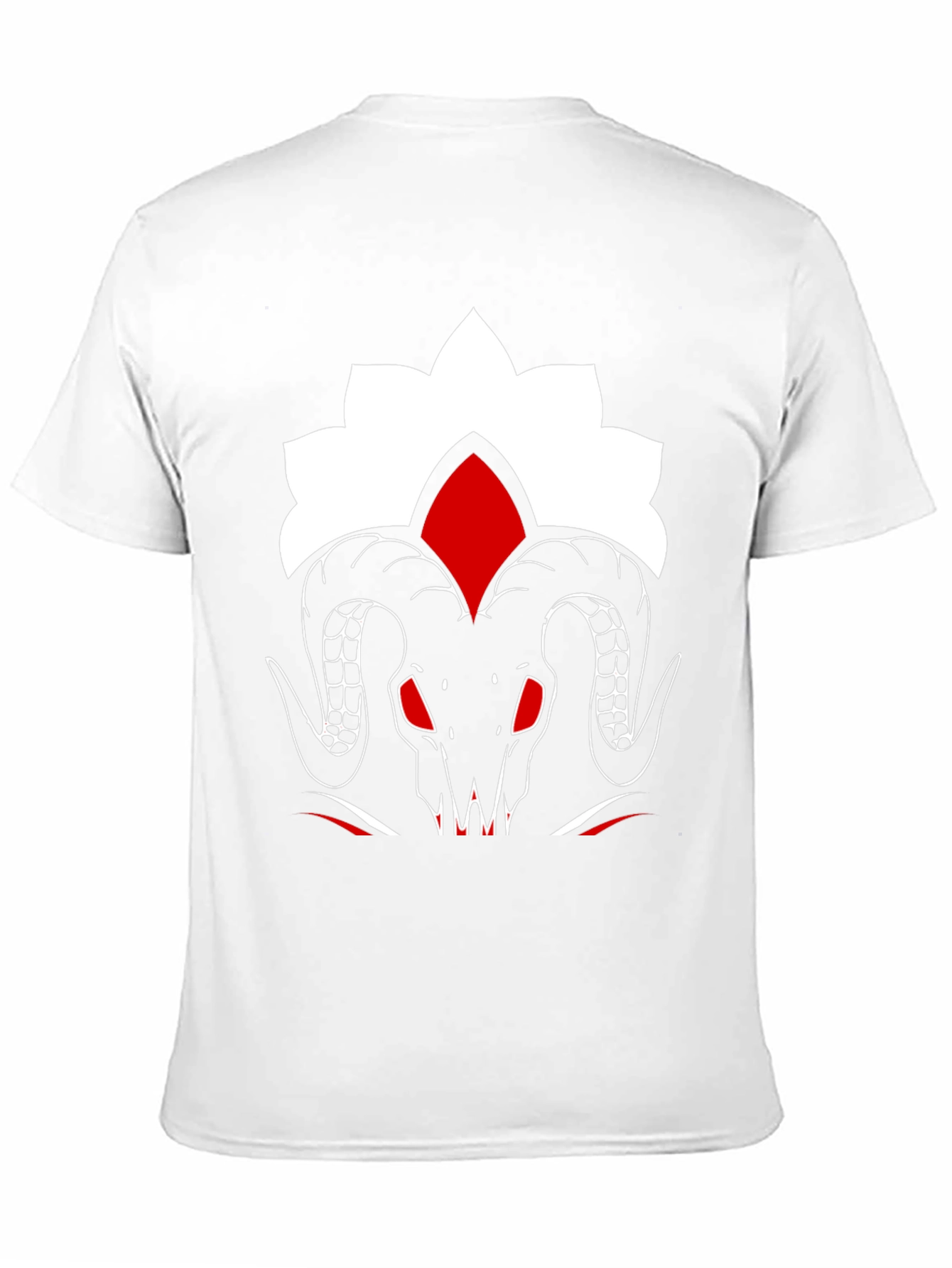 Ram Skull Graphic Tee - Stylish Black T-Shirt