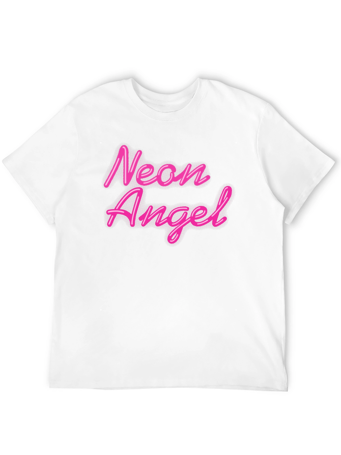 Neon Angel Black T-Shirt