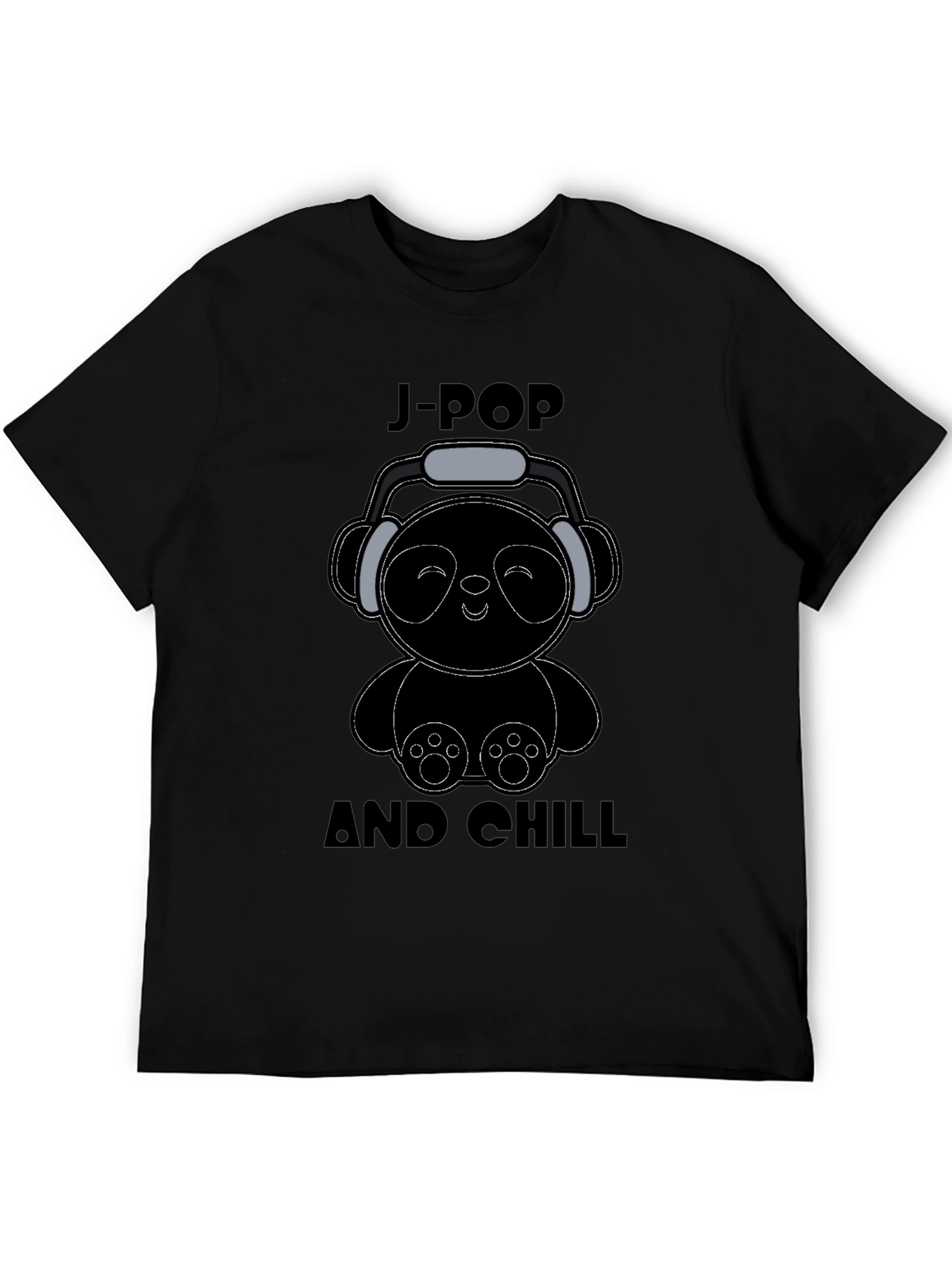 J-Pop and Chill Panda Graphic Tee
