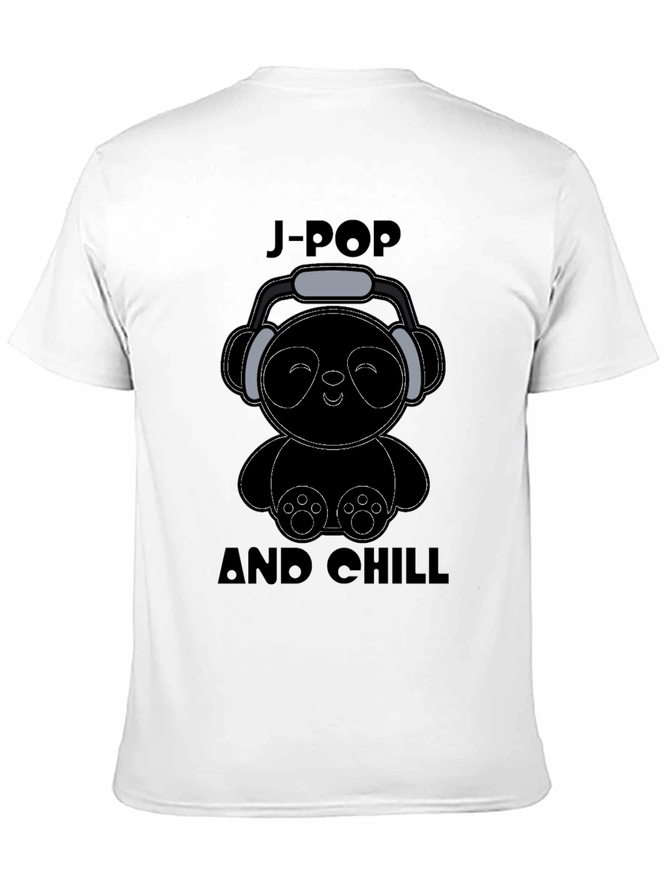J-Pop and Chill Panda Graphic Tee