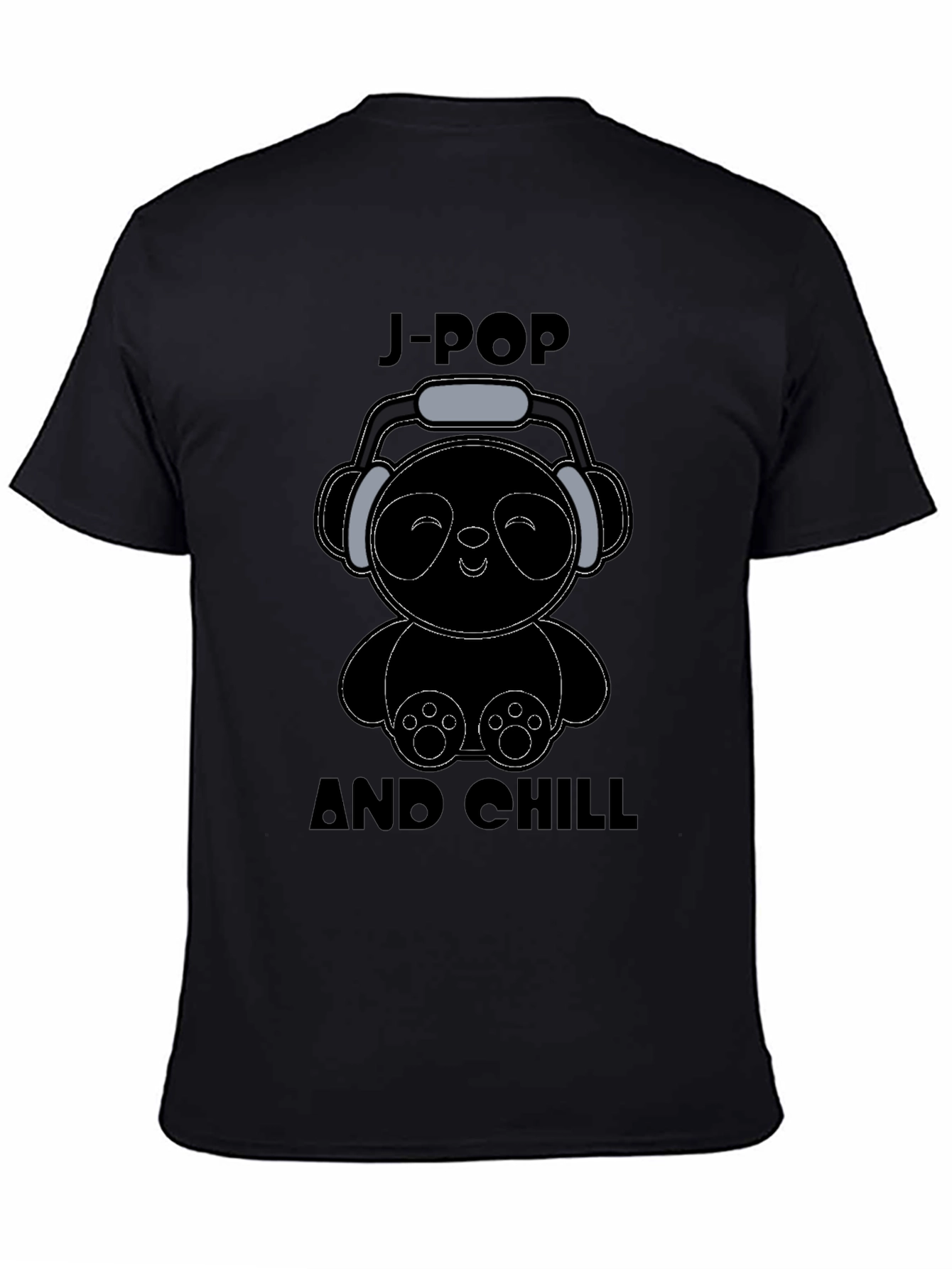 J-Pop and Chill Panda Graphic Tee