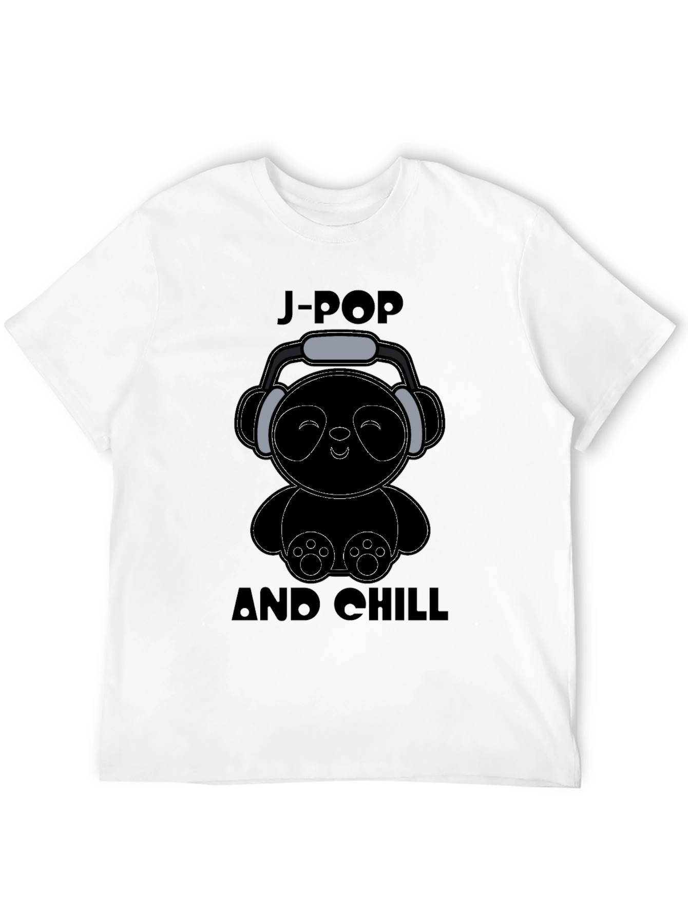J-Pop and Chill Panda Graphic Tee