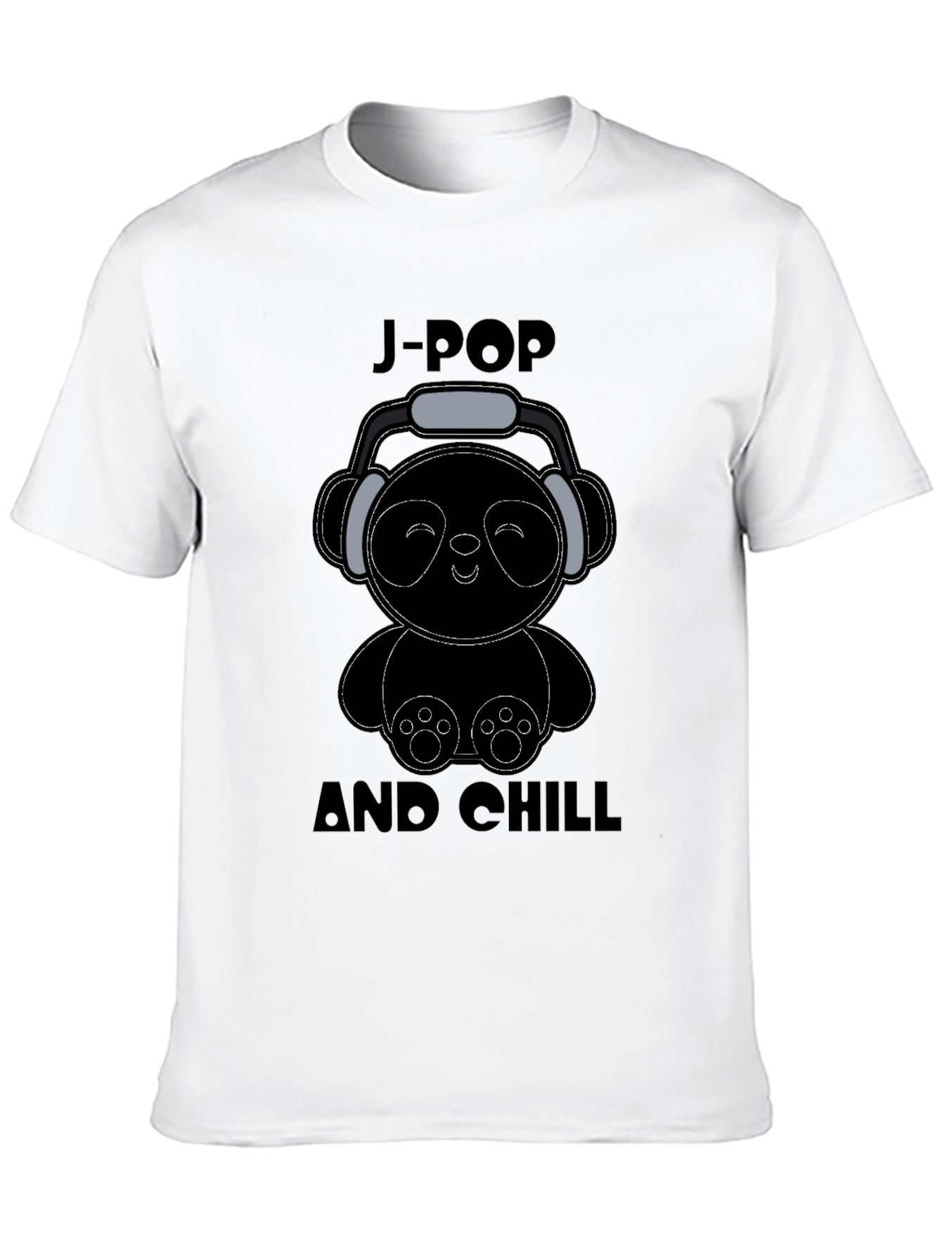 J-Pop and Chill Panda Graphic Tee