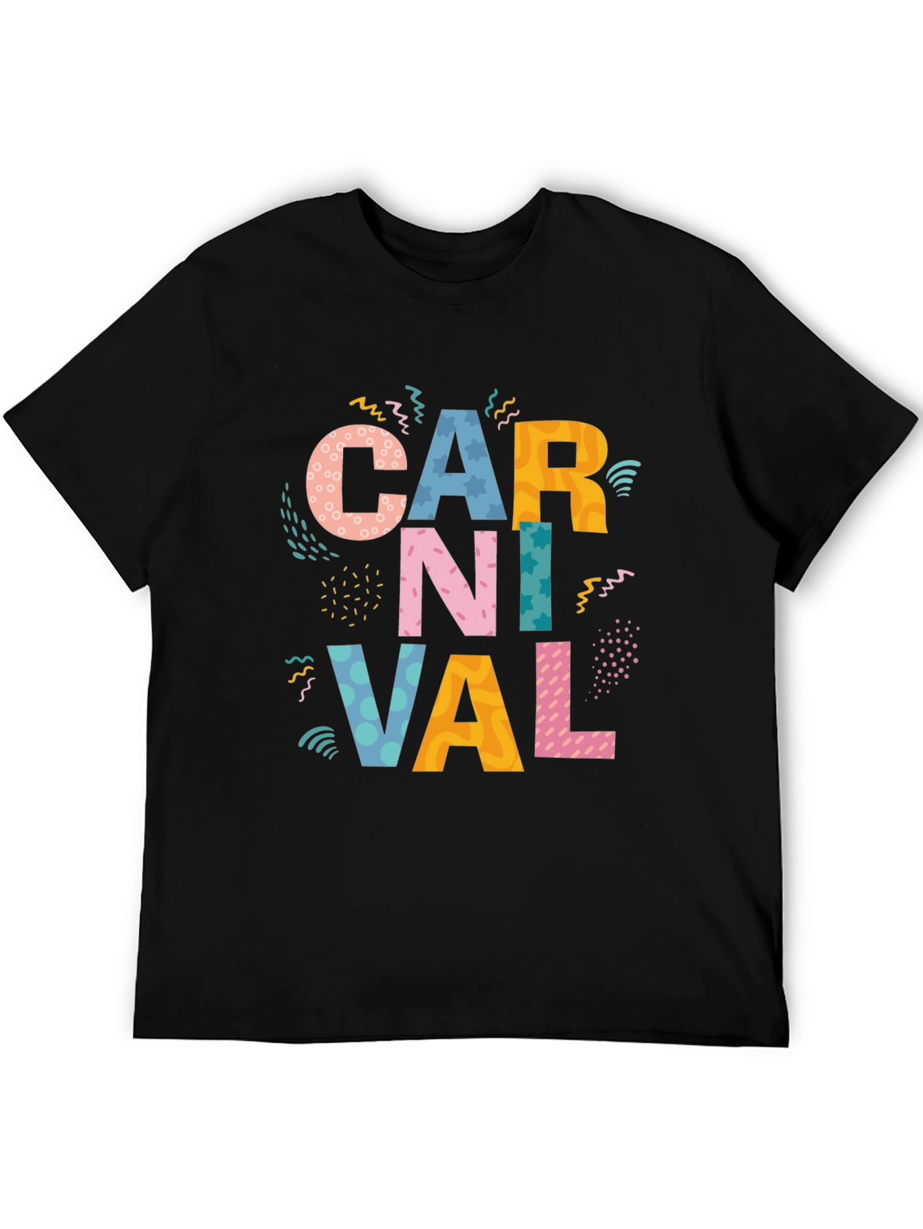 Carnival Graphic Tee - Vibrant Party Style