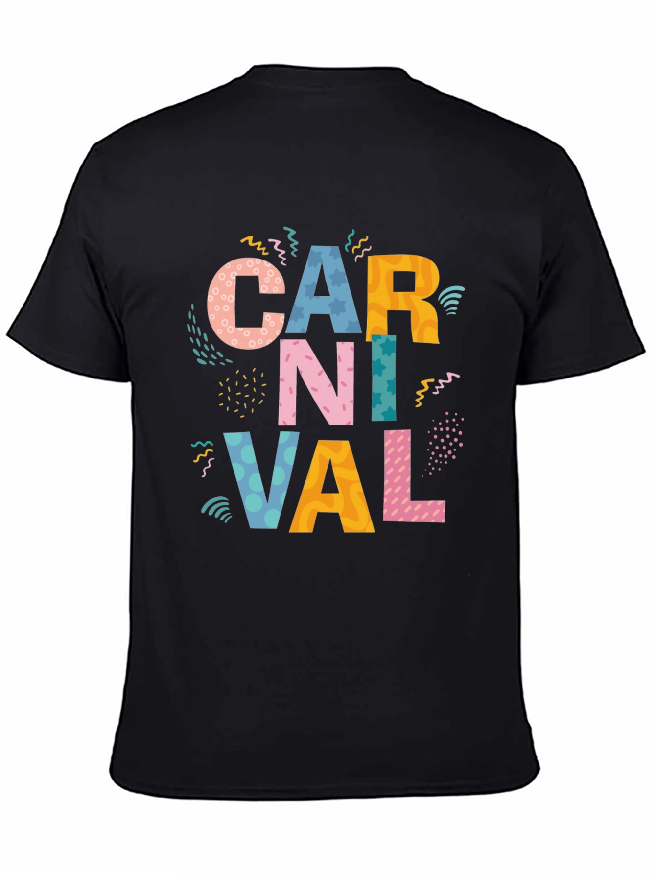 Carnival Graphic Tee - Vibrant Party Style