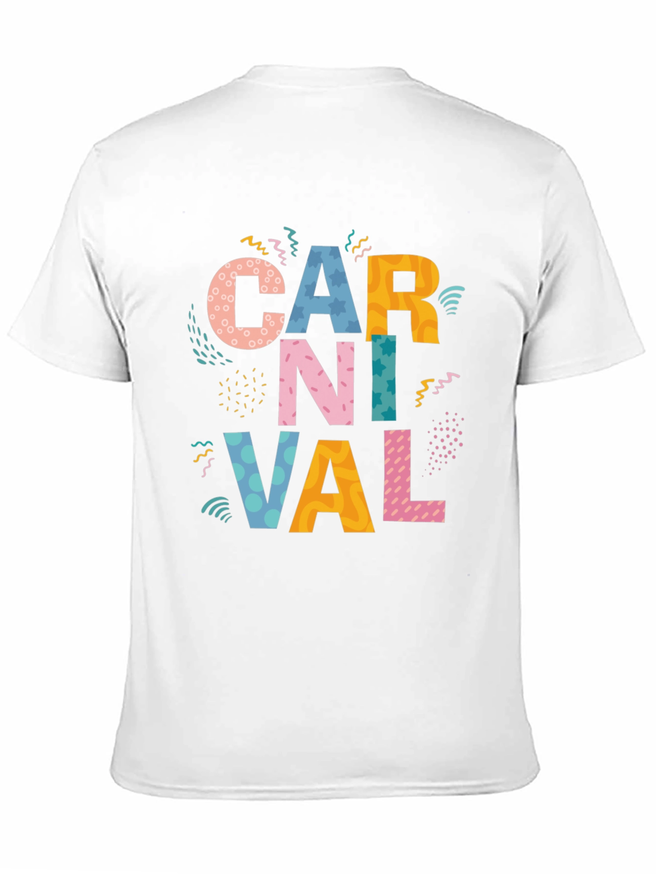 Carnival Graphic Tee - Vibrant Party Style
