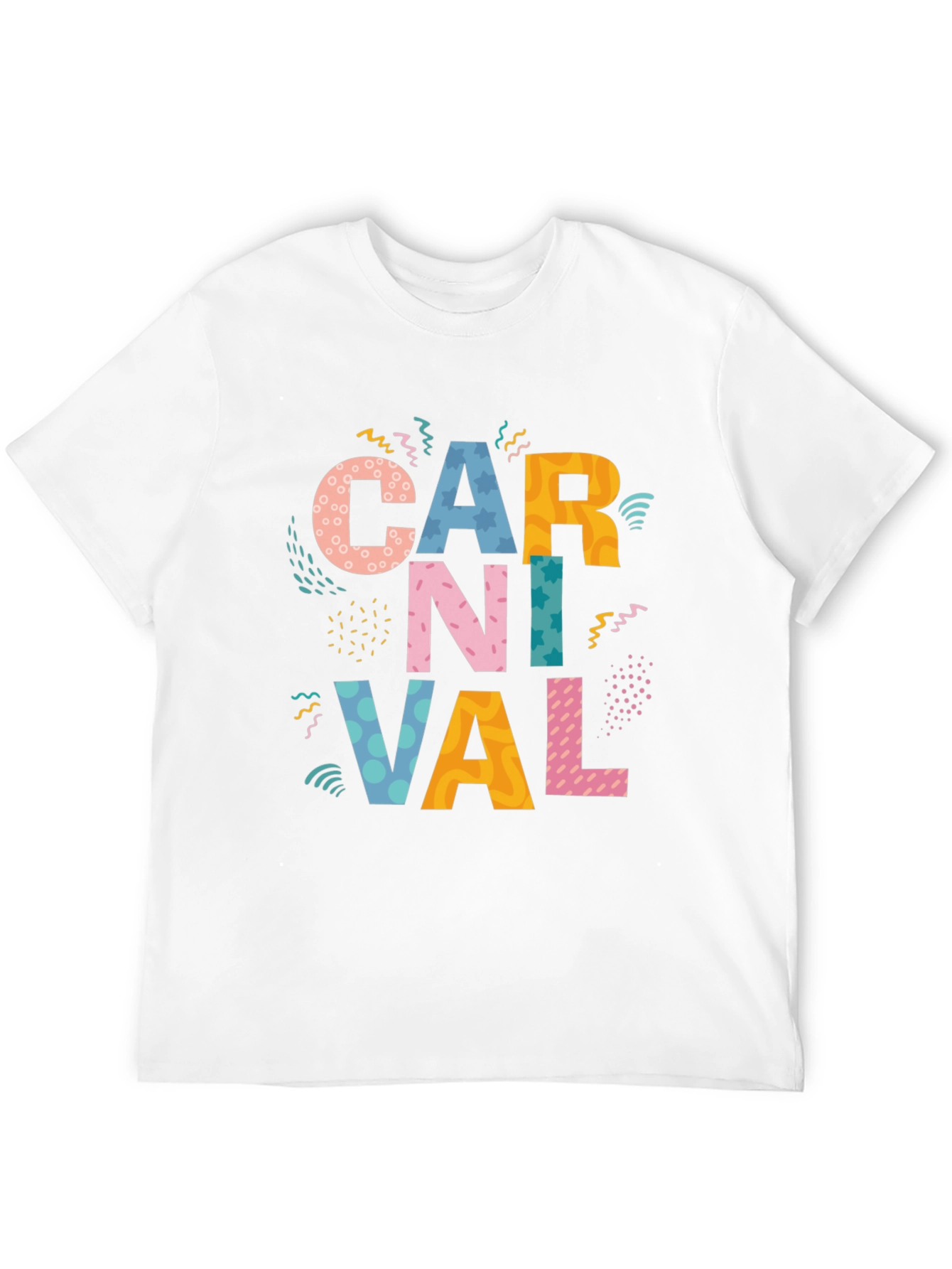 Carnival Graphic Tee - Vibrant Party Style