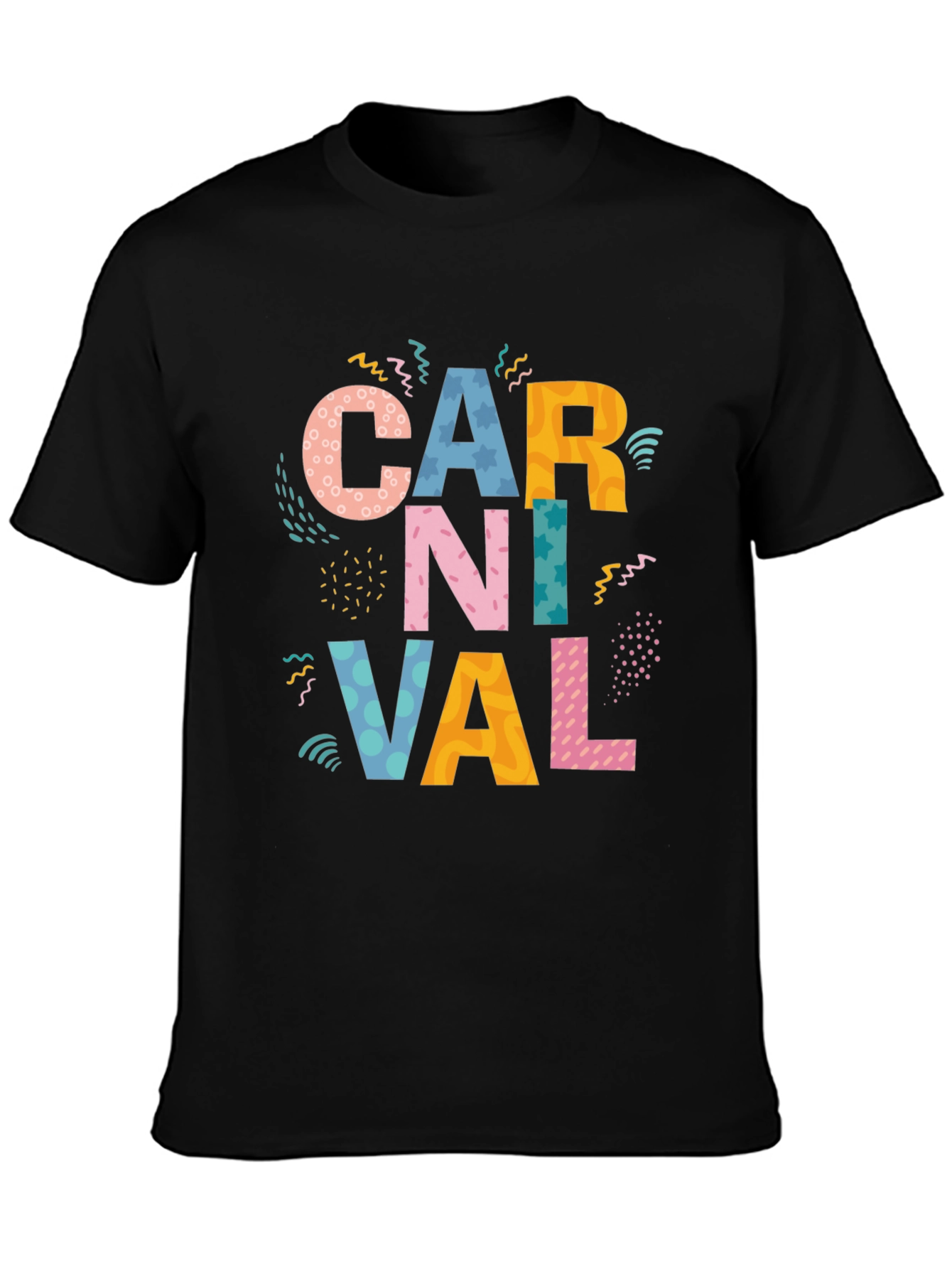 Carnival Graphic Tee - Vibrant Party Style