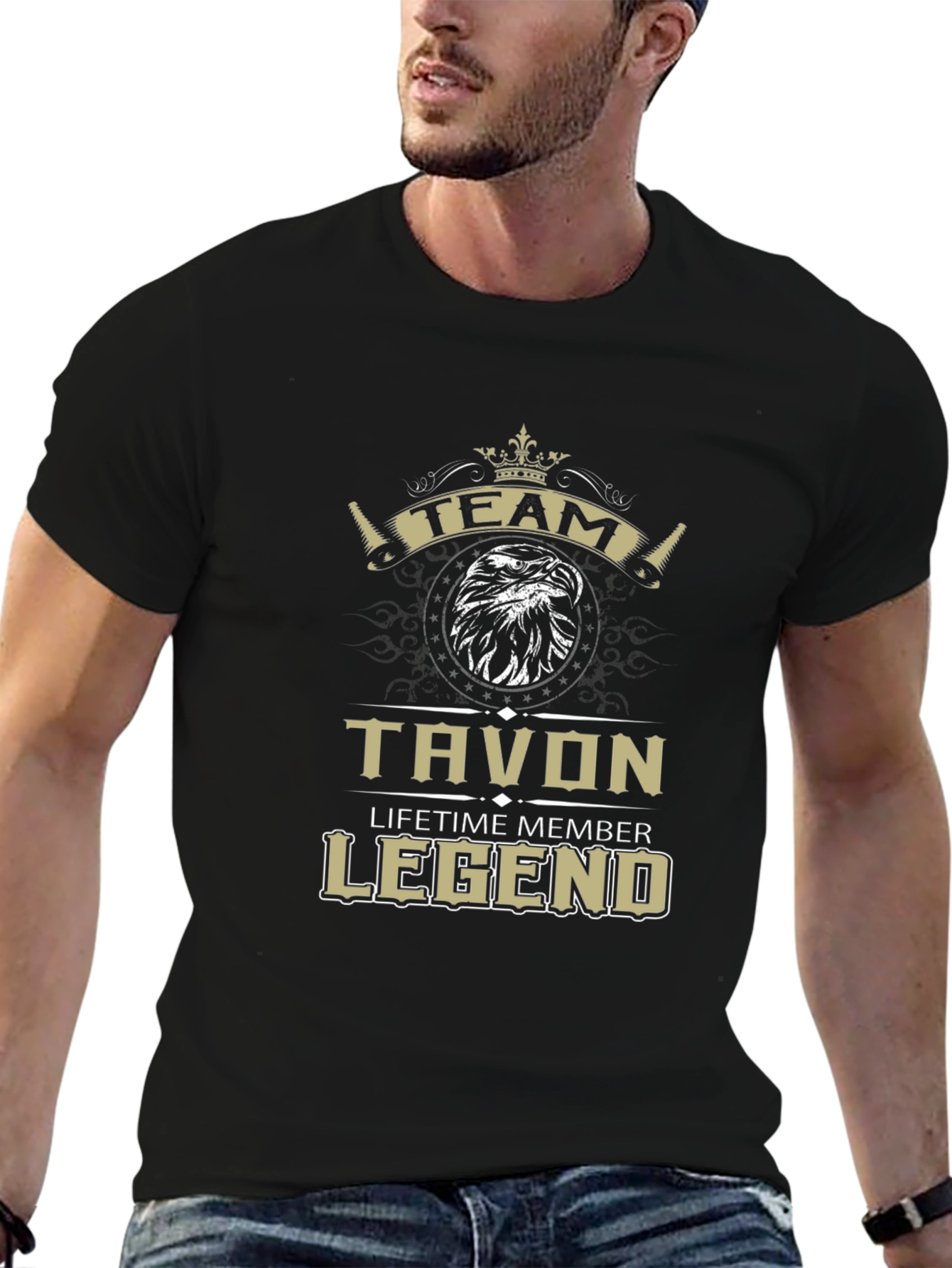Team Tavon Legend Black Graphic Tee