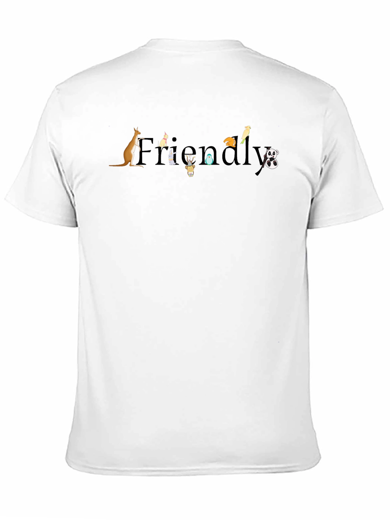 Friendly Animal T-Shirt - Unisex Crew Neck