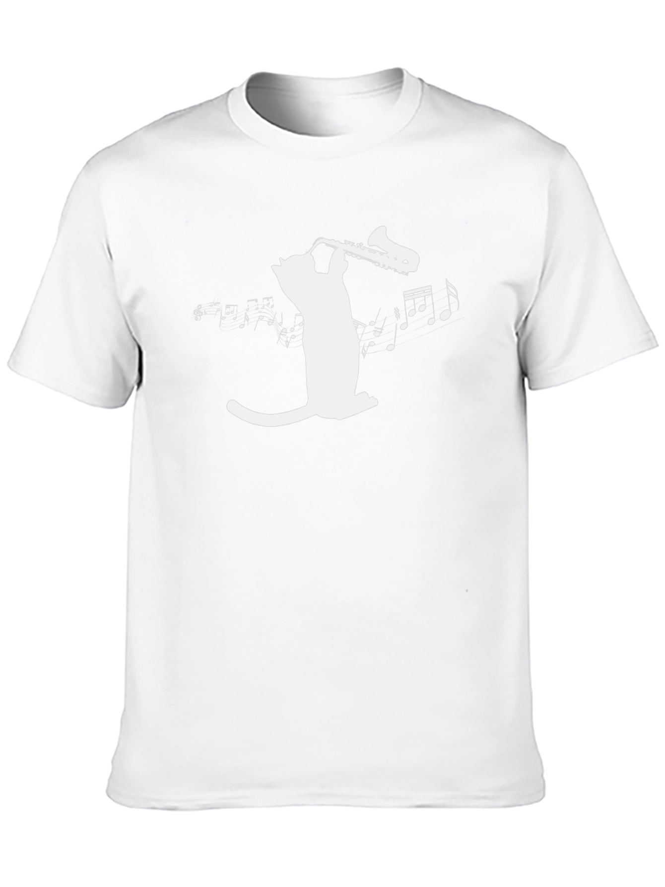 Cool Cat Saxophone Music T-Shirt