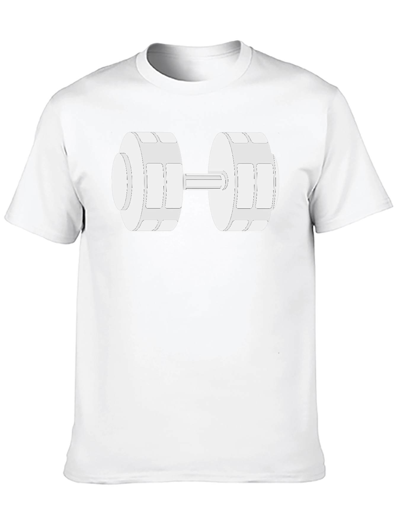 Workout Ready Graphic Tee - Dumbbell Design