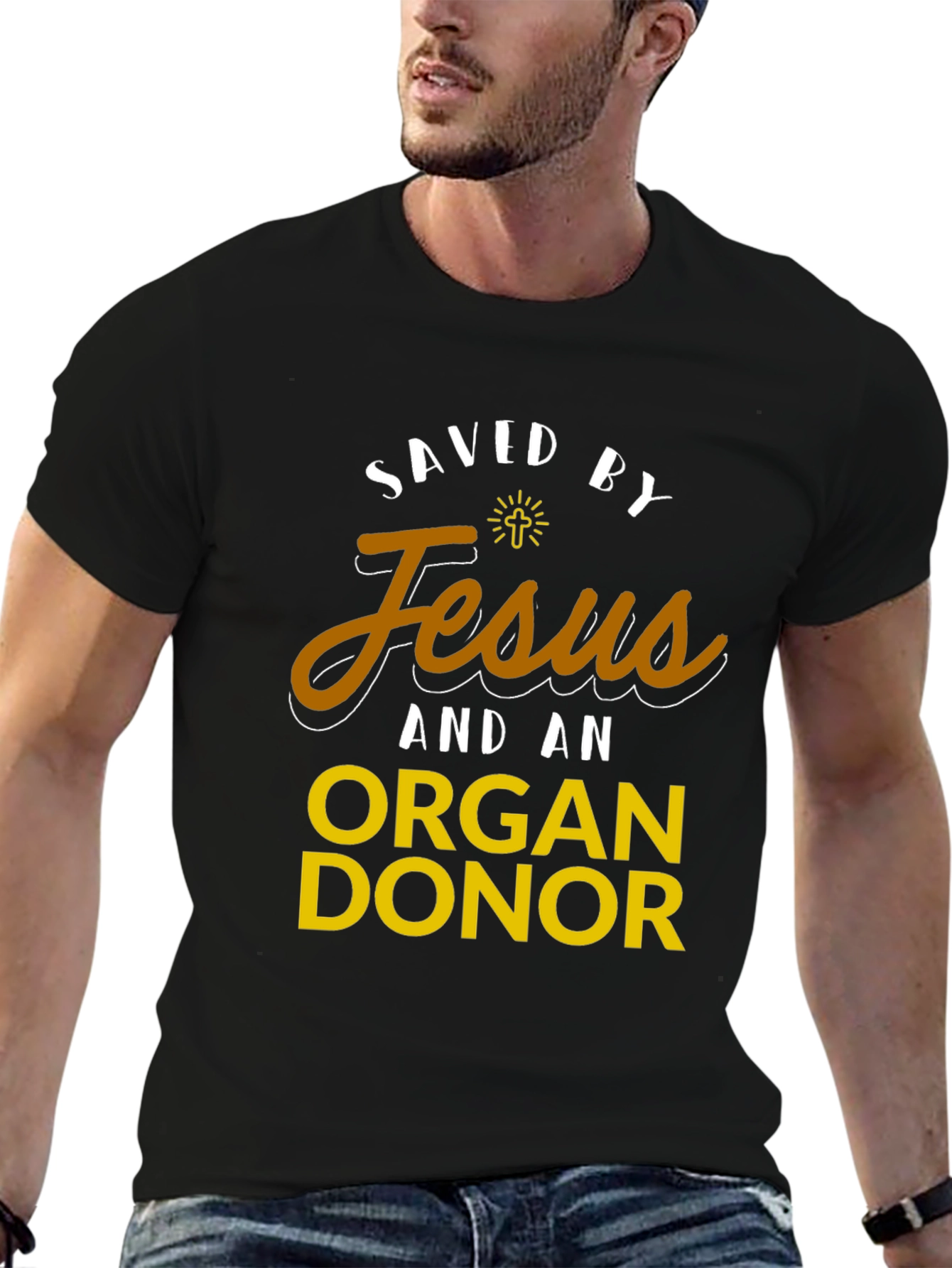 Saved by Jesus & Organ Donor T-Shirt