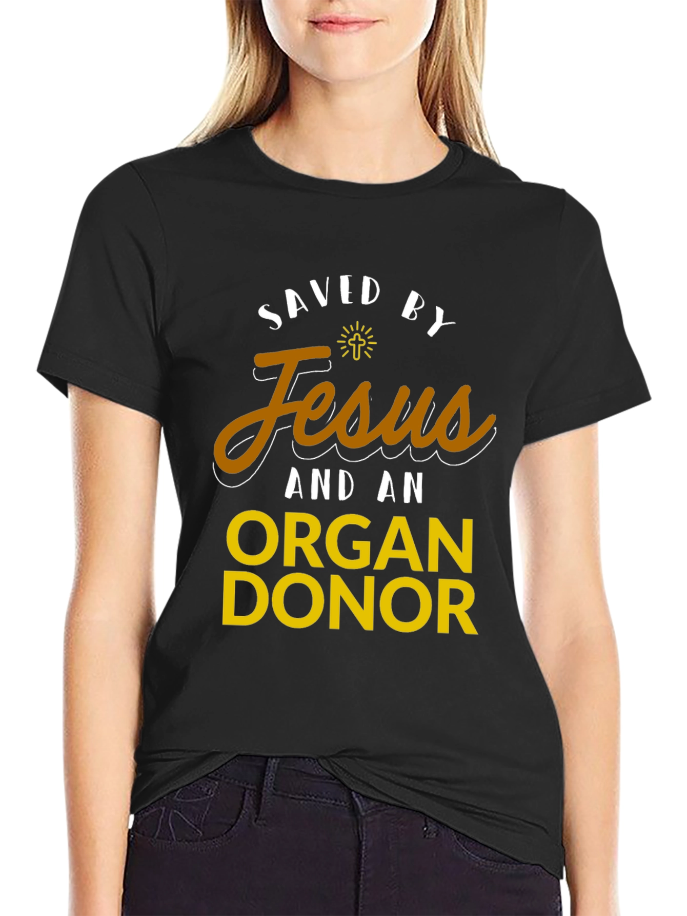 Saved by Jesus & Organ Donor T-Shirt