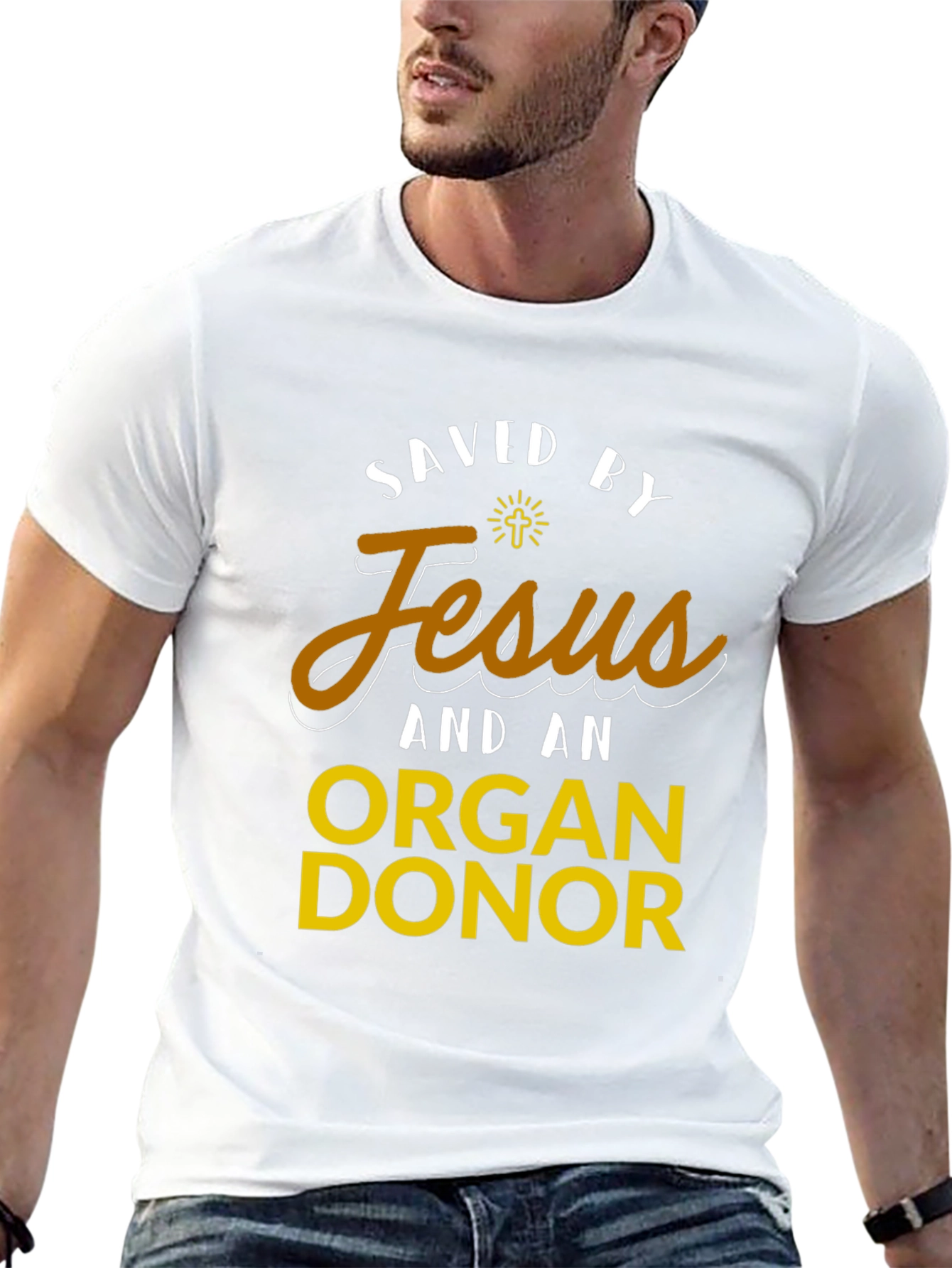 Saved by Jesus & Organ Donor T-Shirt