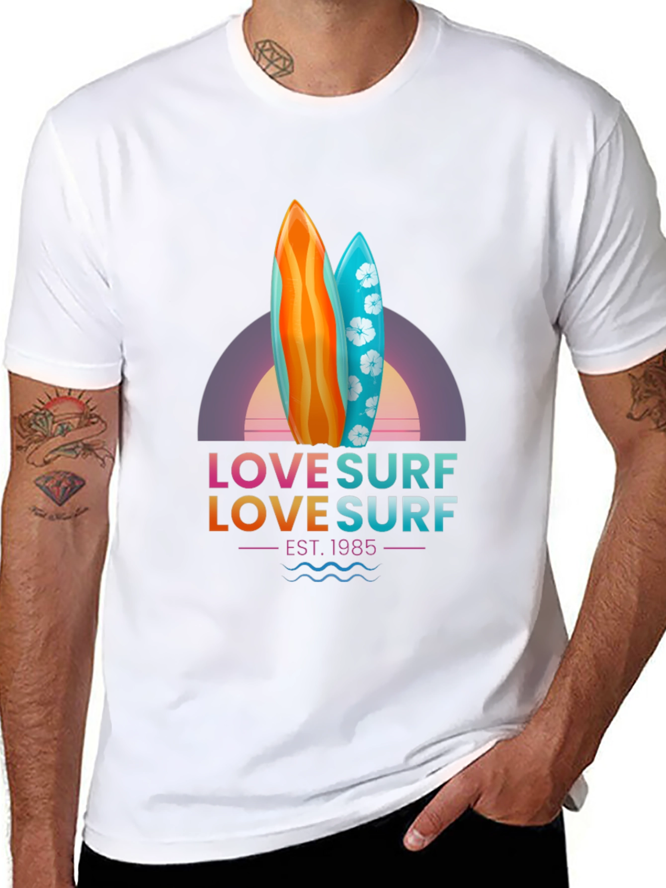 Love Surf T-Shirt - Est. 1985