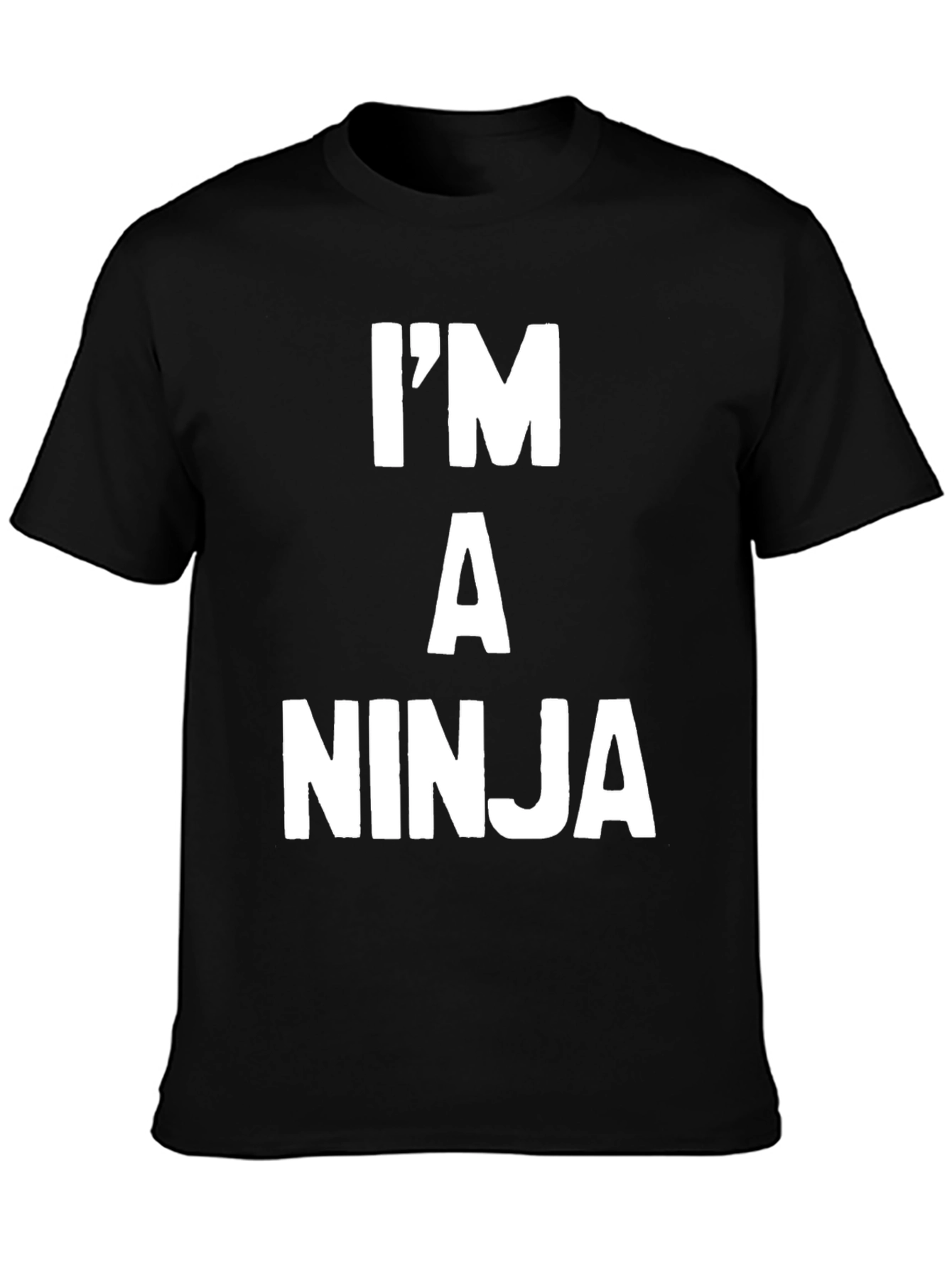 Im A Ninja Graphic T-Shirt - Black
