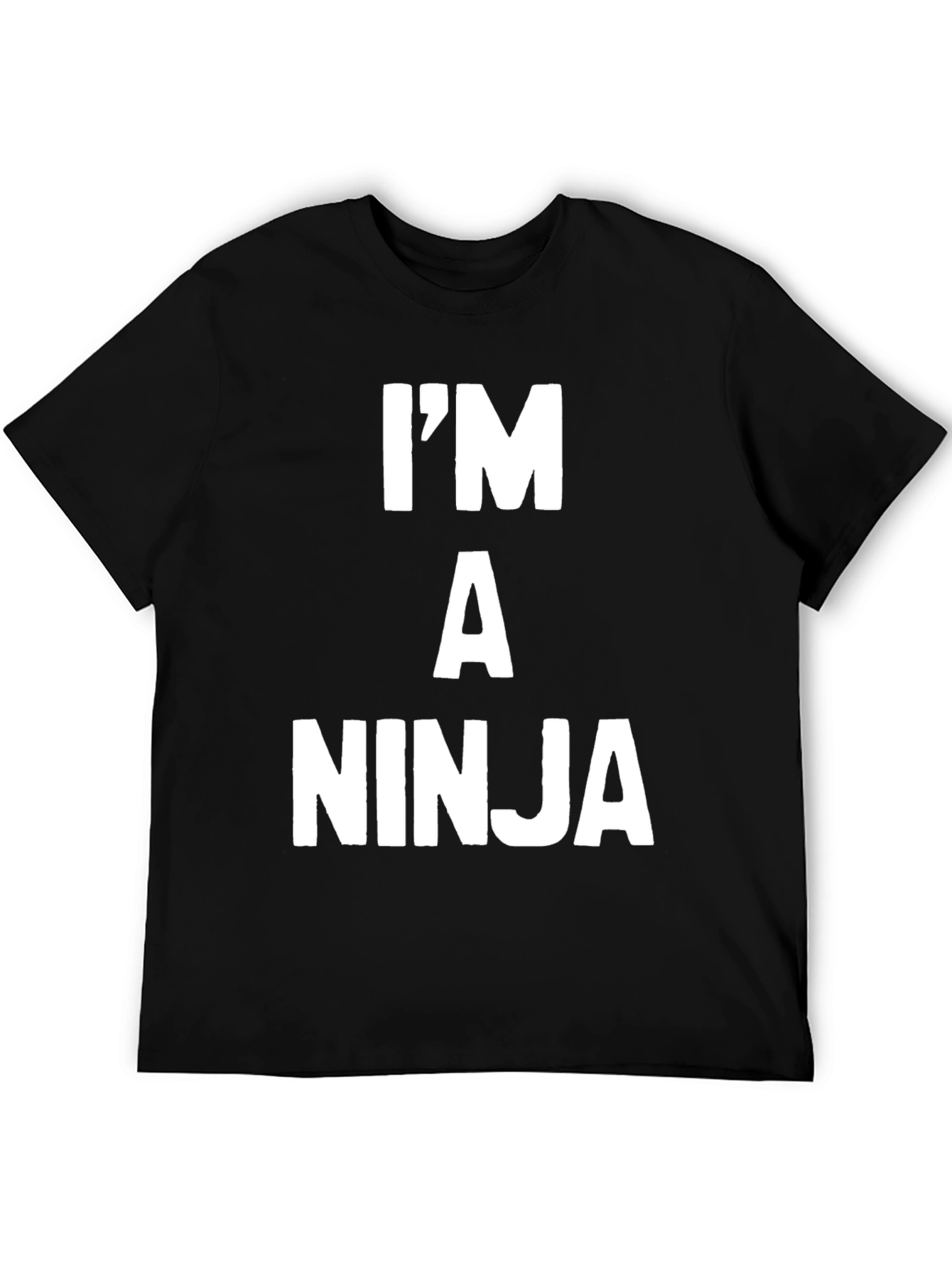 Im A Ninja Graphic T-Shirt - Black