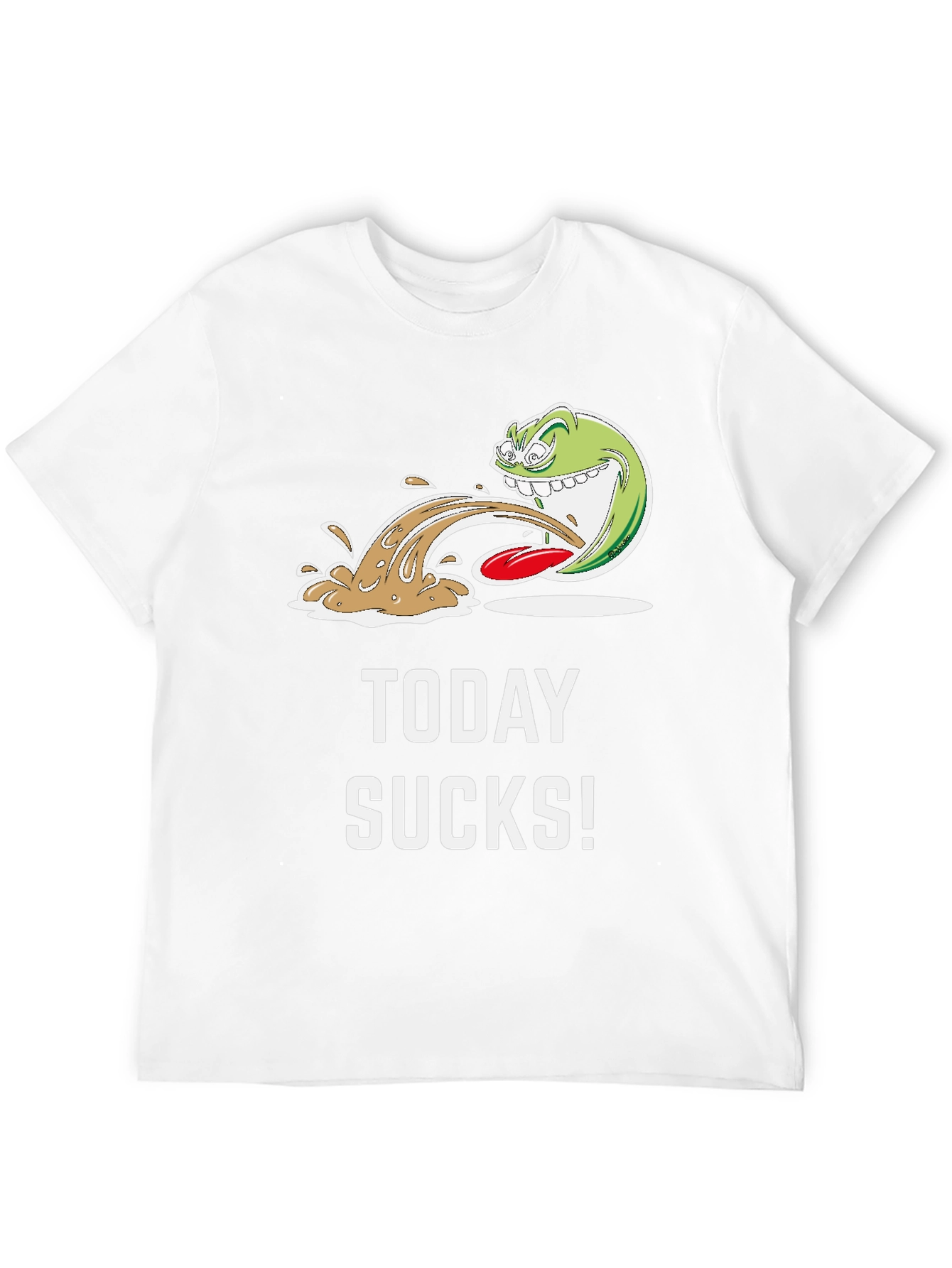Today Sucks! Graphic T-Shirt - Black Crew Neck